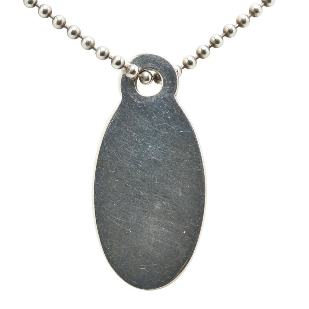 Return To Tiffany Oval Pendant Necklace Sterling Silver