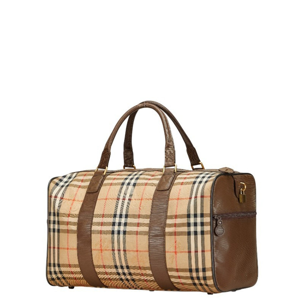 Convertible Weekend Duffle Bag Horseferry Check Canvas Medium