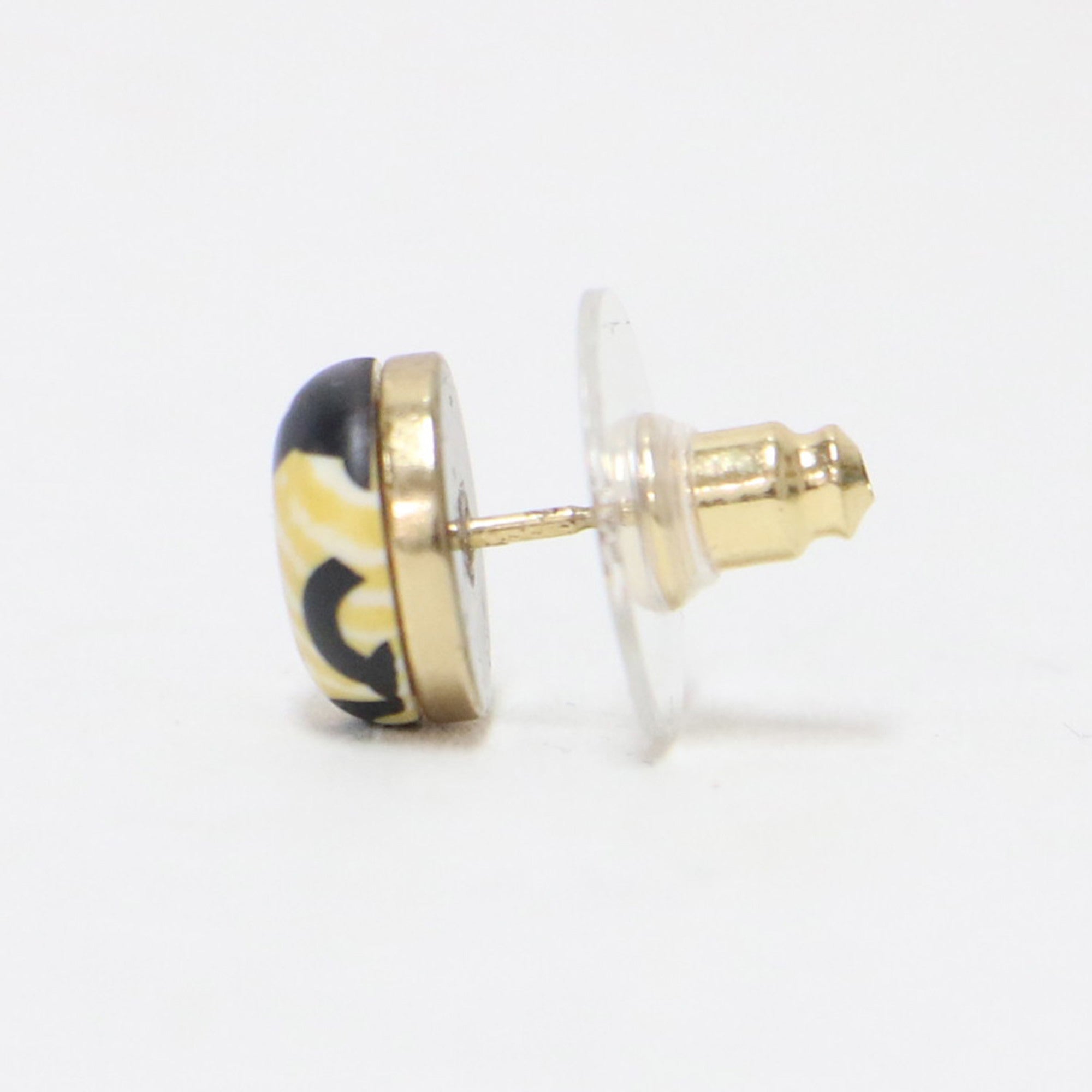 CC Logo Earrings Gold-Tone Metal Gold-Tone Metal