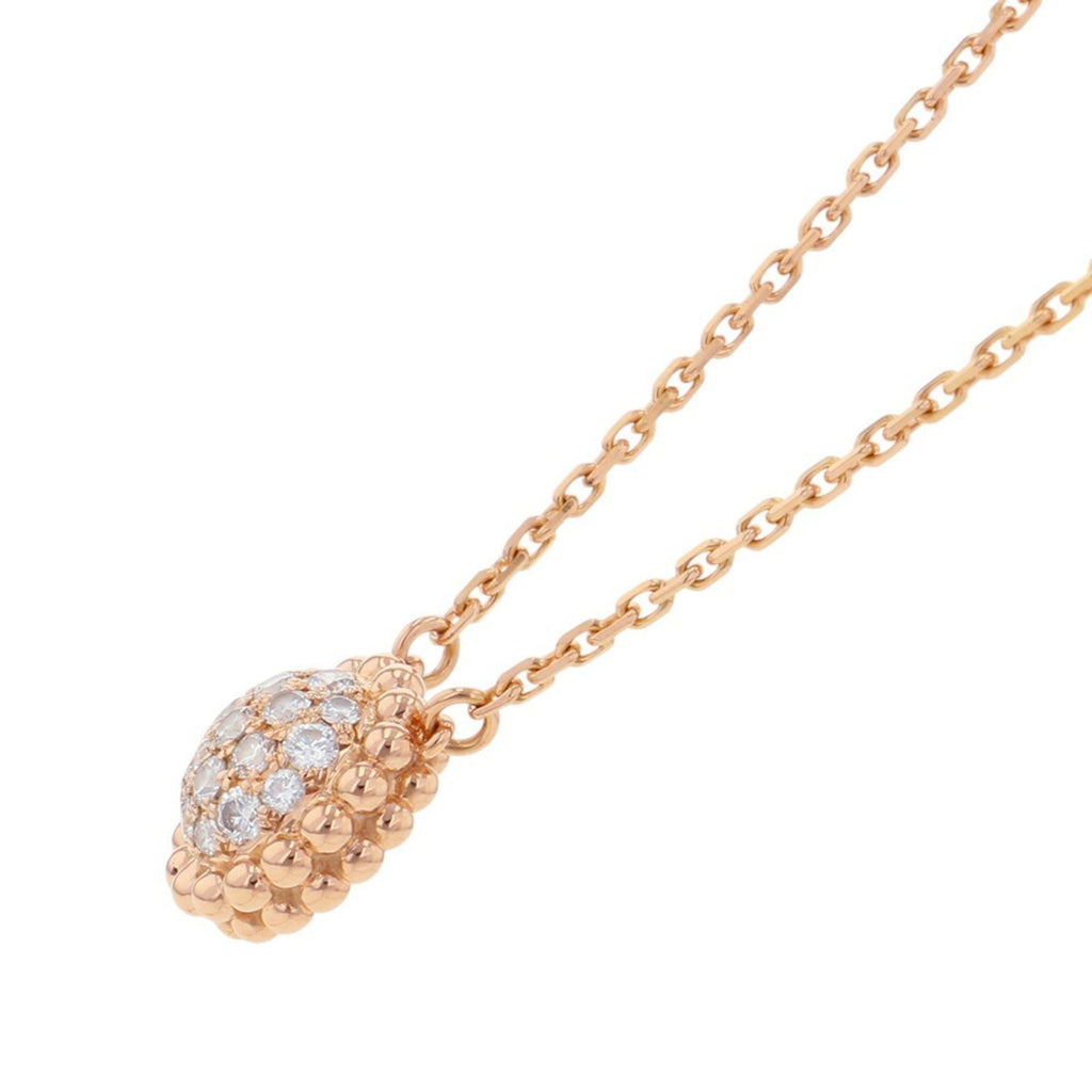 Perlée Pendant Necklace 18K Rose Gold with Diamond