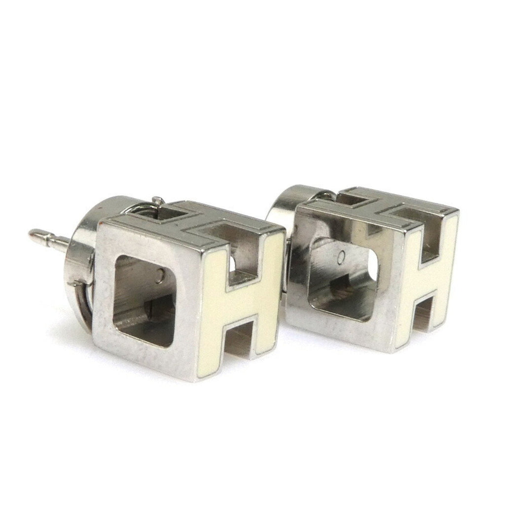 Earrings Enamel and Metal