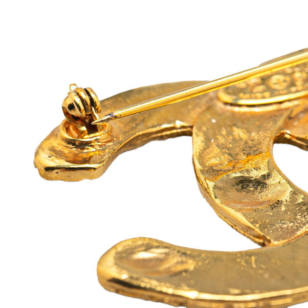 CC Logo Brooch Metal