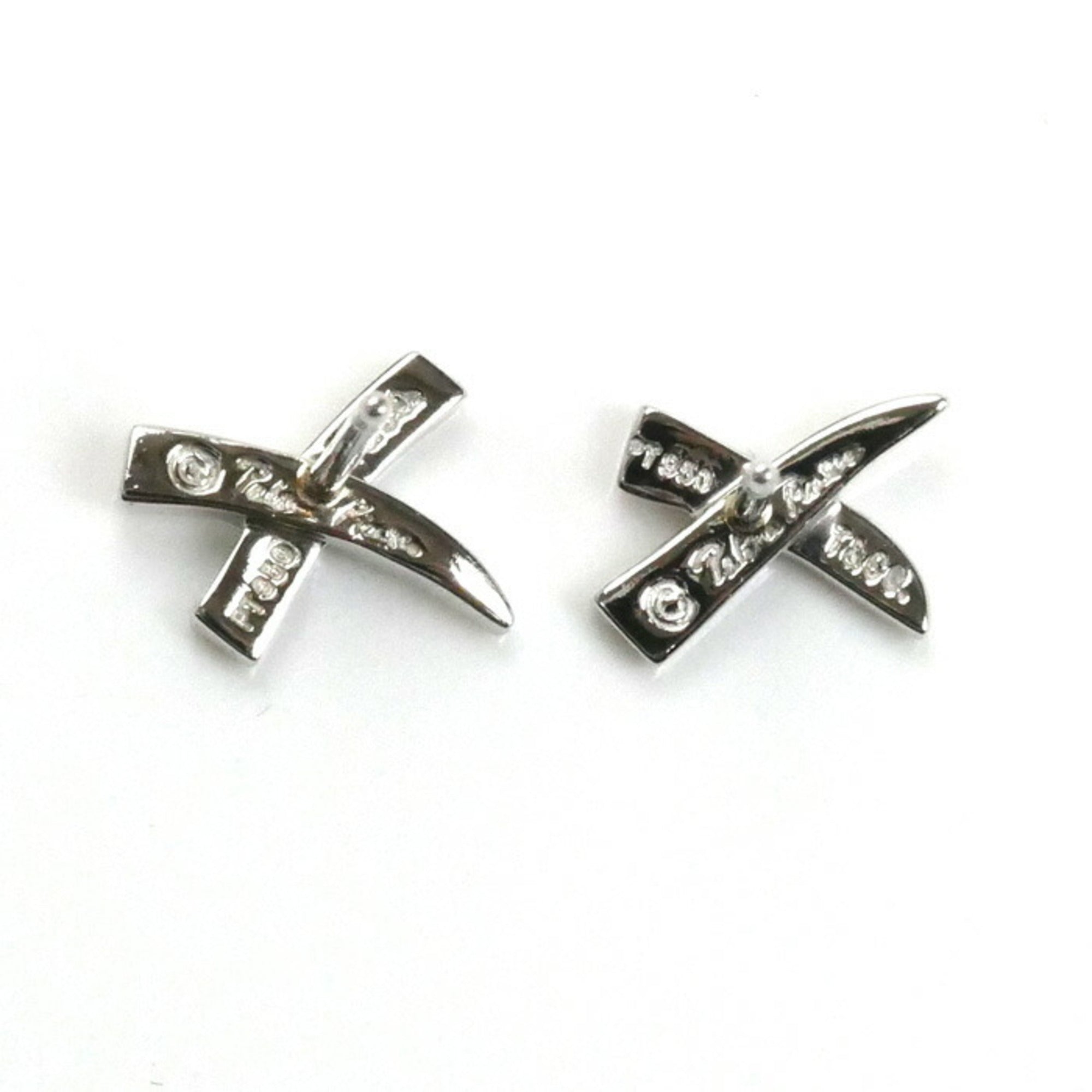 Paloma Picasso Earrings Platinum Platinum