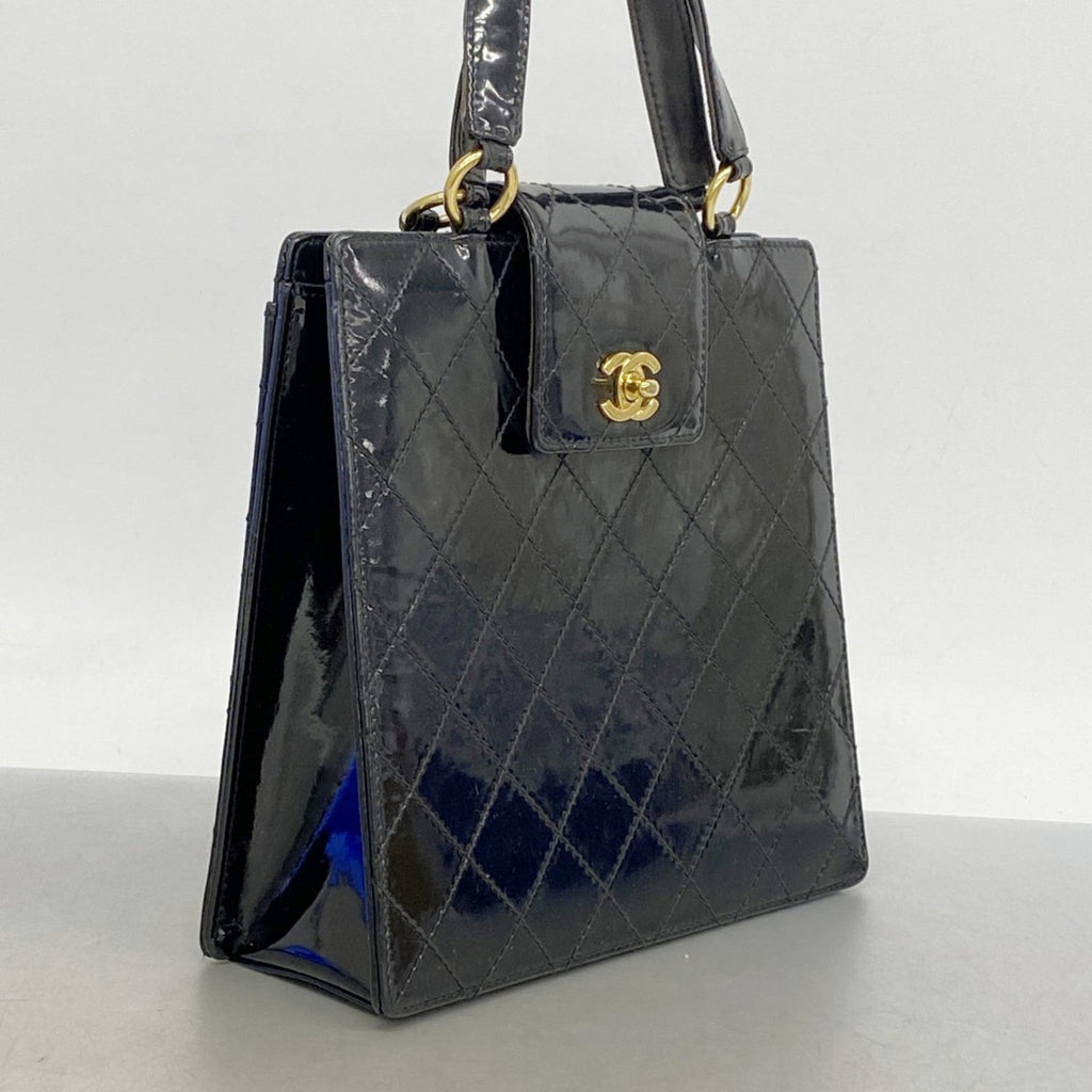 Vintage Square CC Flap Bag Quilted Lambskin Medium