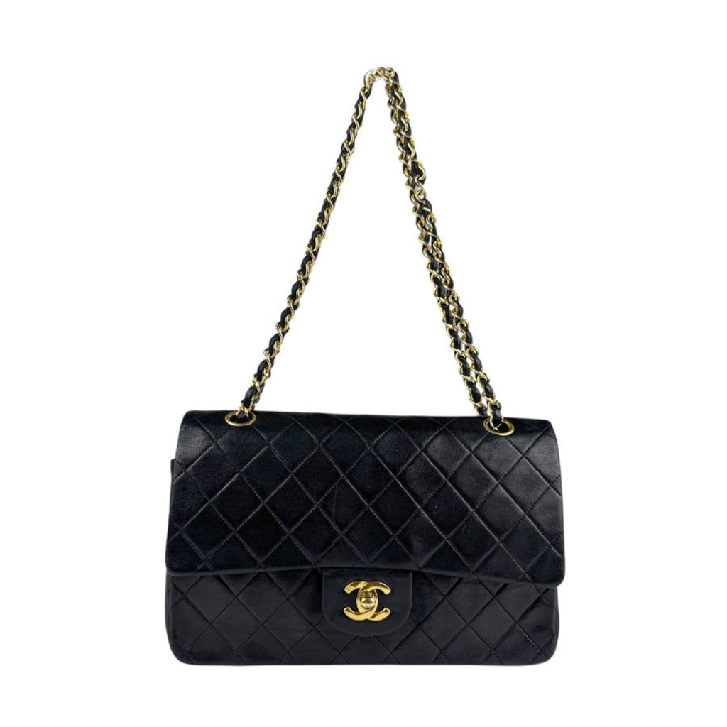 Vintage Classic Double Flap Bag Quilted Lambskin Medium