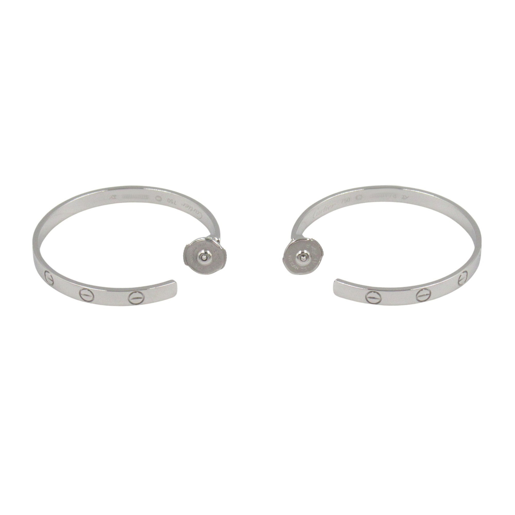 Earrings Hoop 18K White Gold