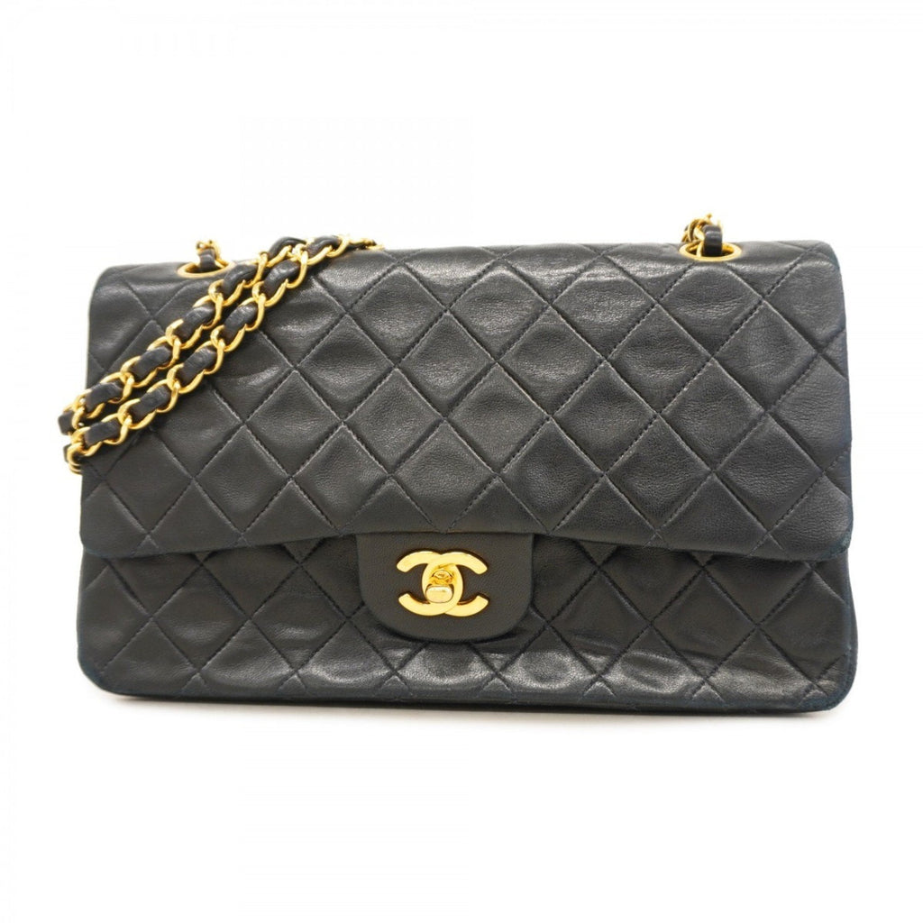 Vintage Classic Double Flap Bag Quilted Lambskin Medium