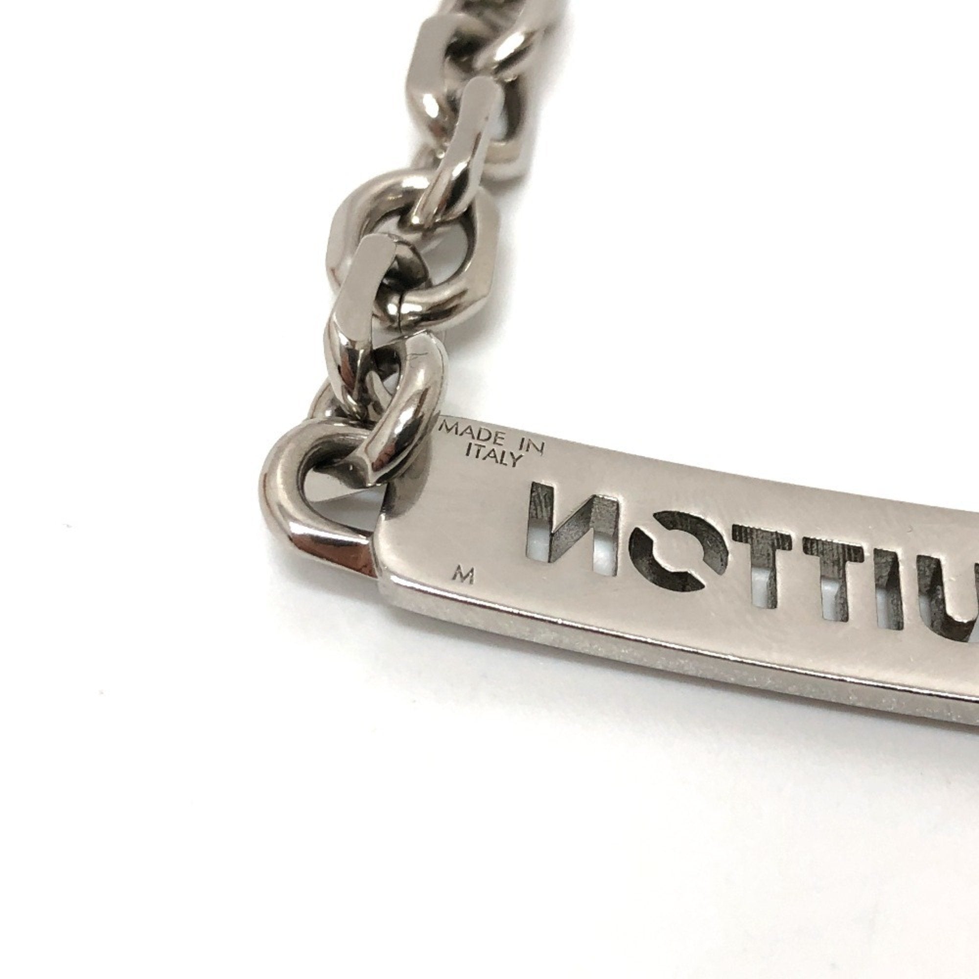ID Bracelet Silver Metal