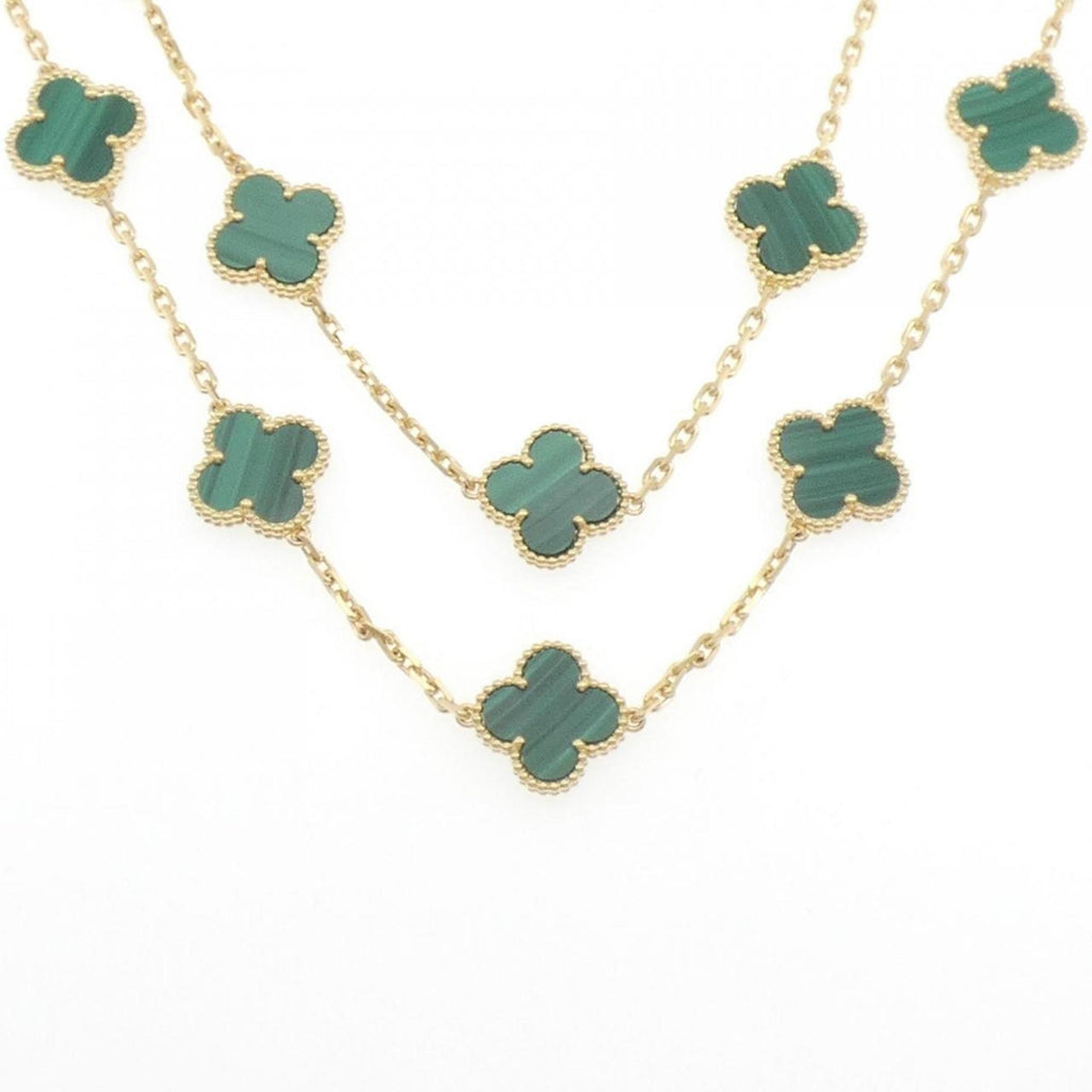 Vintage Alhambra Pendant Necklace 18K Yellow Gold
