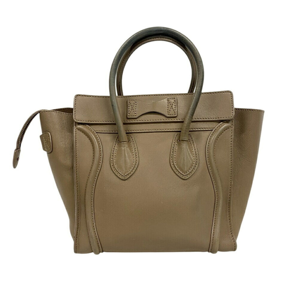 Luggage Bag Smooth Leather Micro