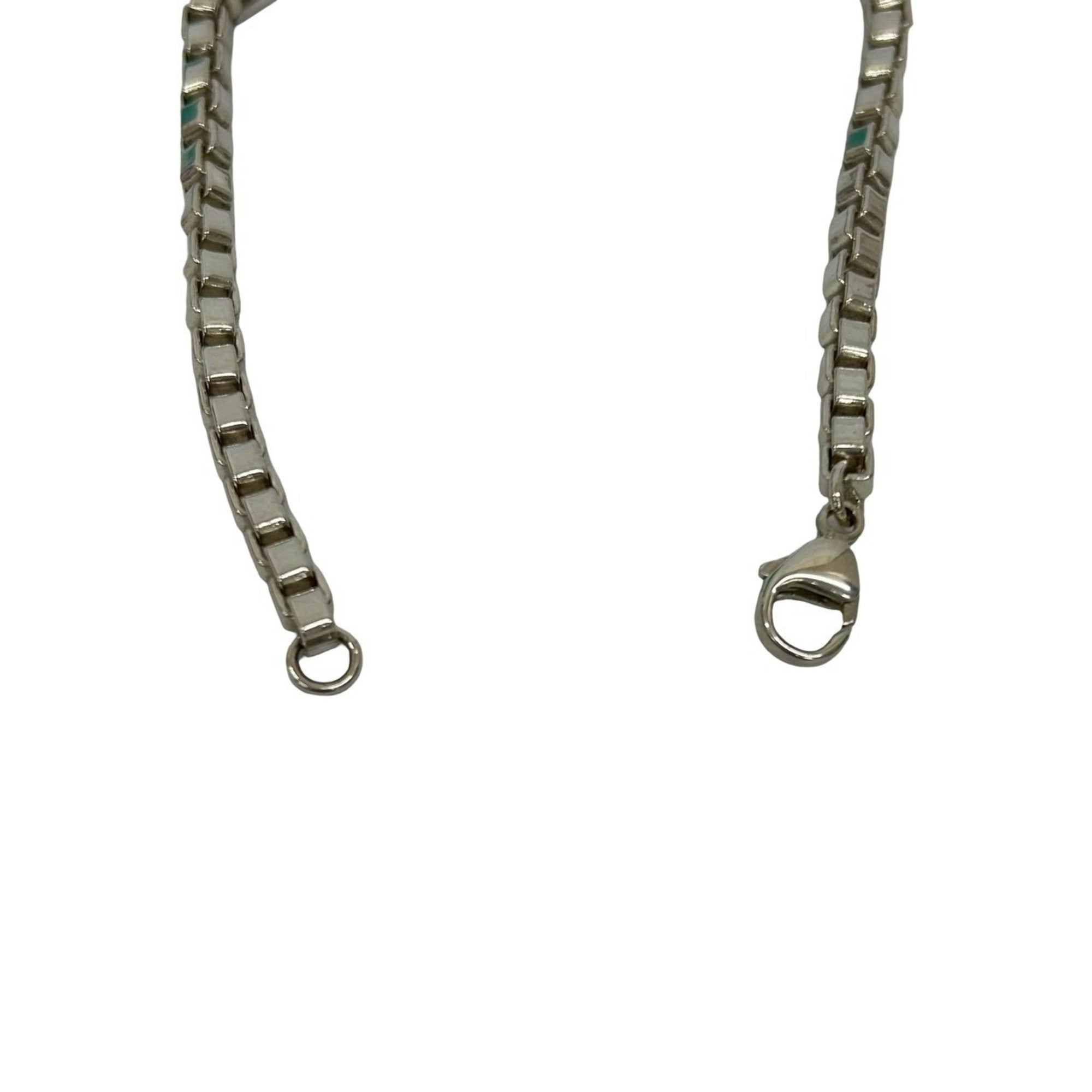 Venetian Link Long ID Bracelet Sterling Silver