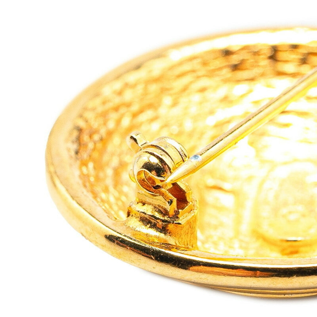 CC Logo Brooch Metal