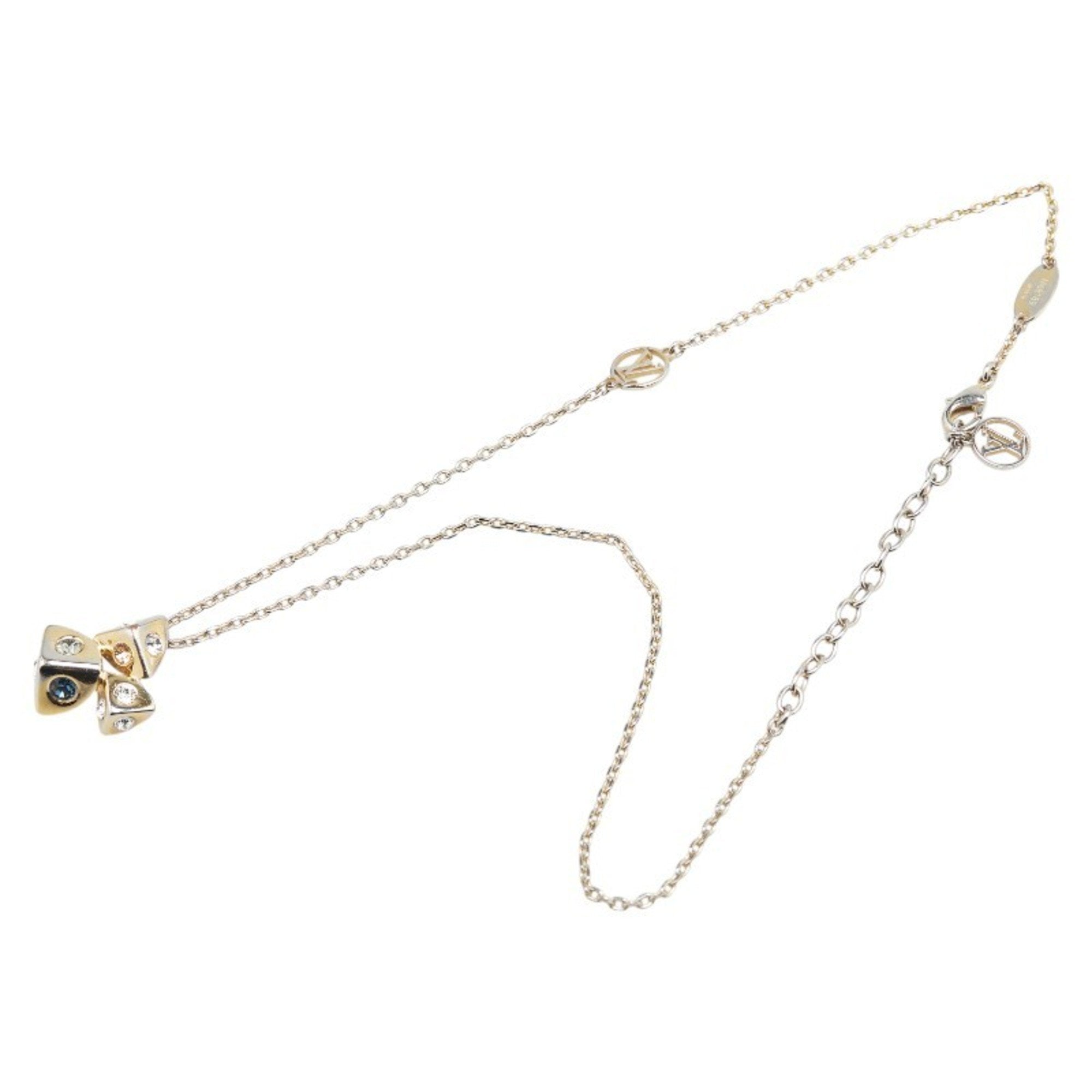 Pendant Necklace Gold Multicolor