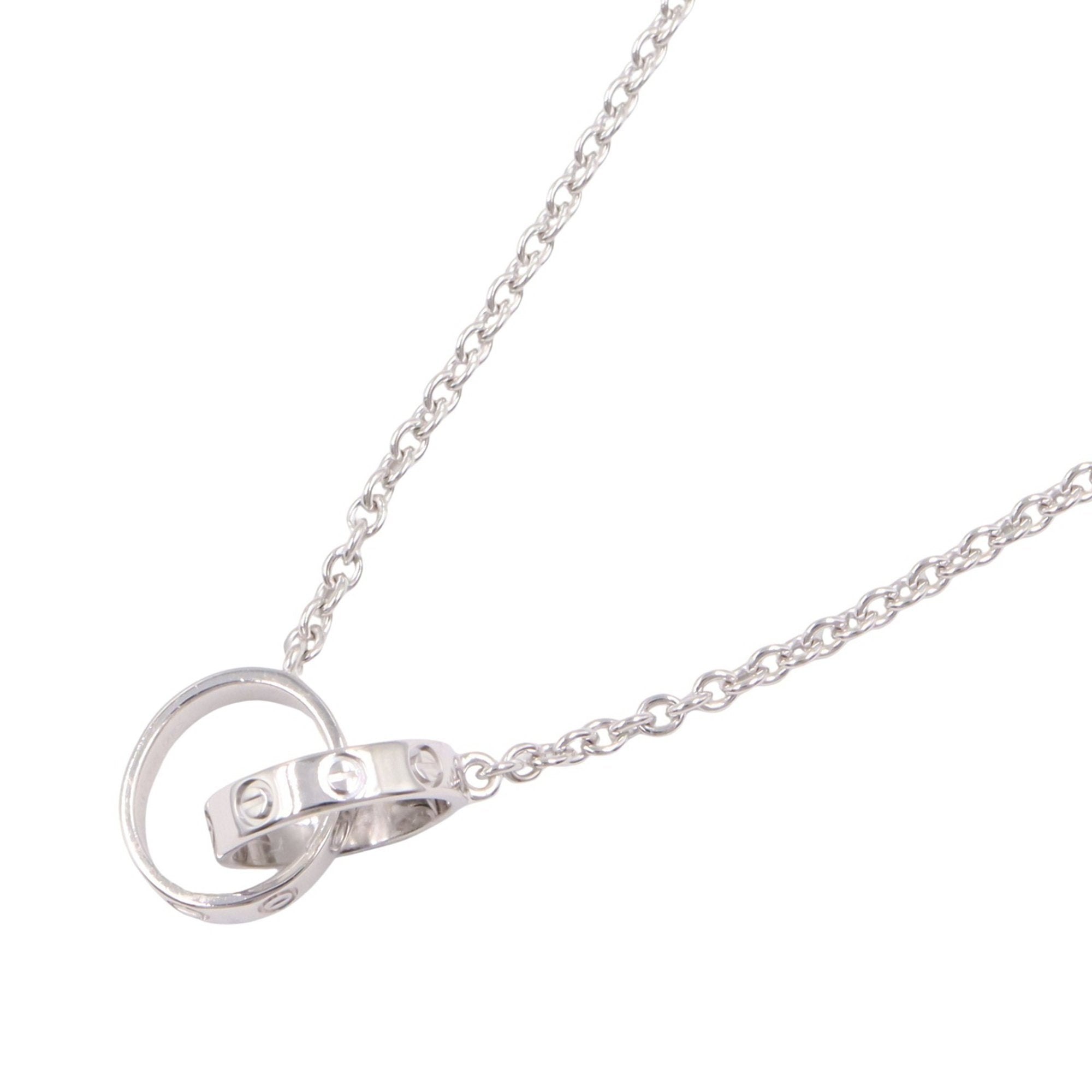 Love Pendant Necklace 18K White Gold