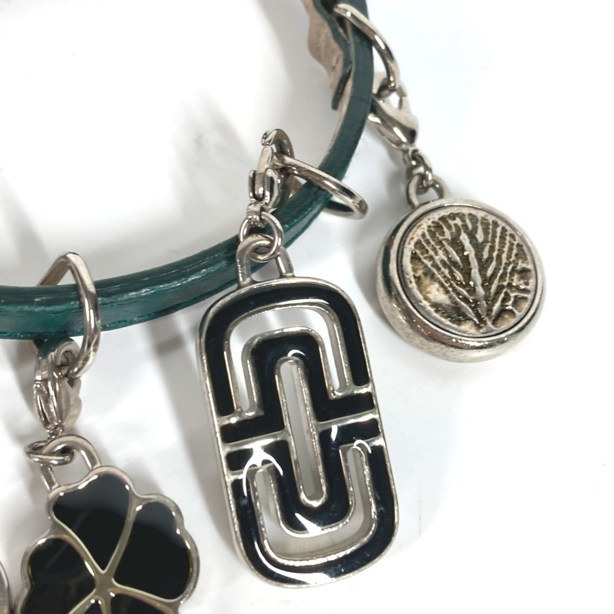 Leather Bracelet Green