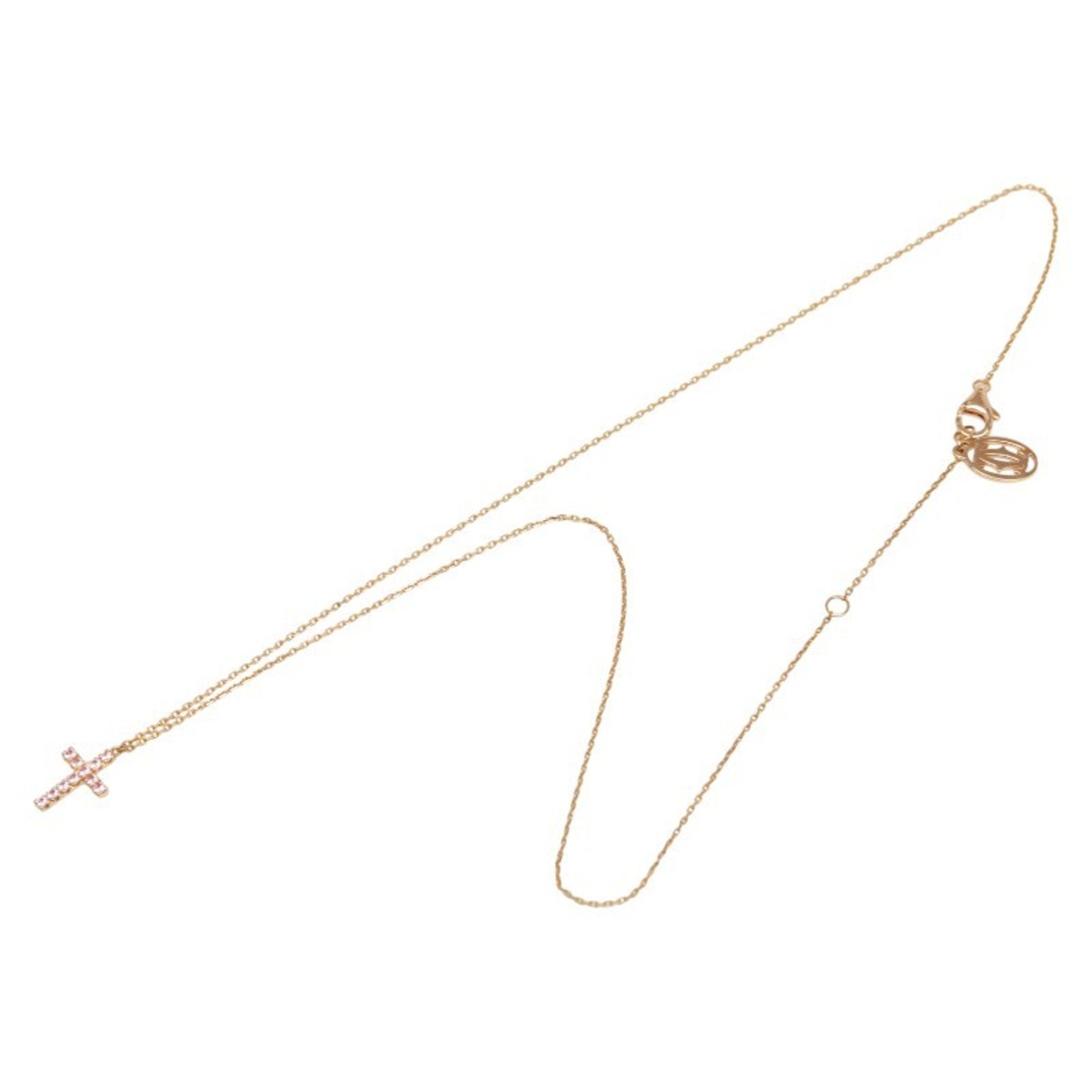 Pendant Necklace 18K Rose Gold with Sapphire