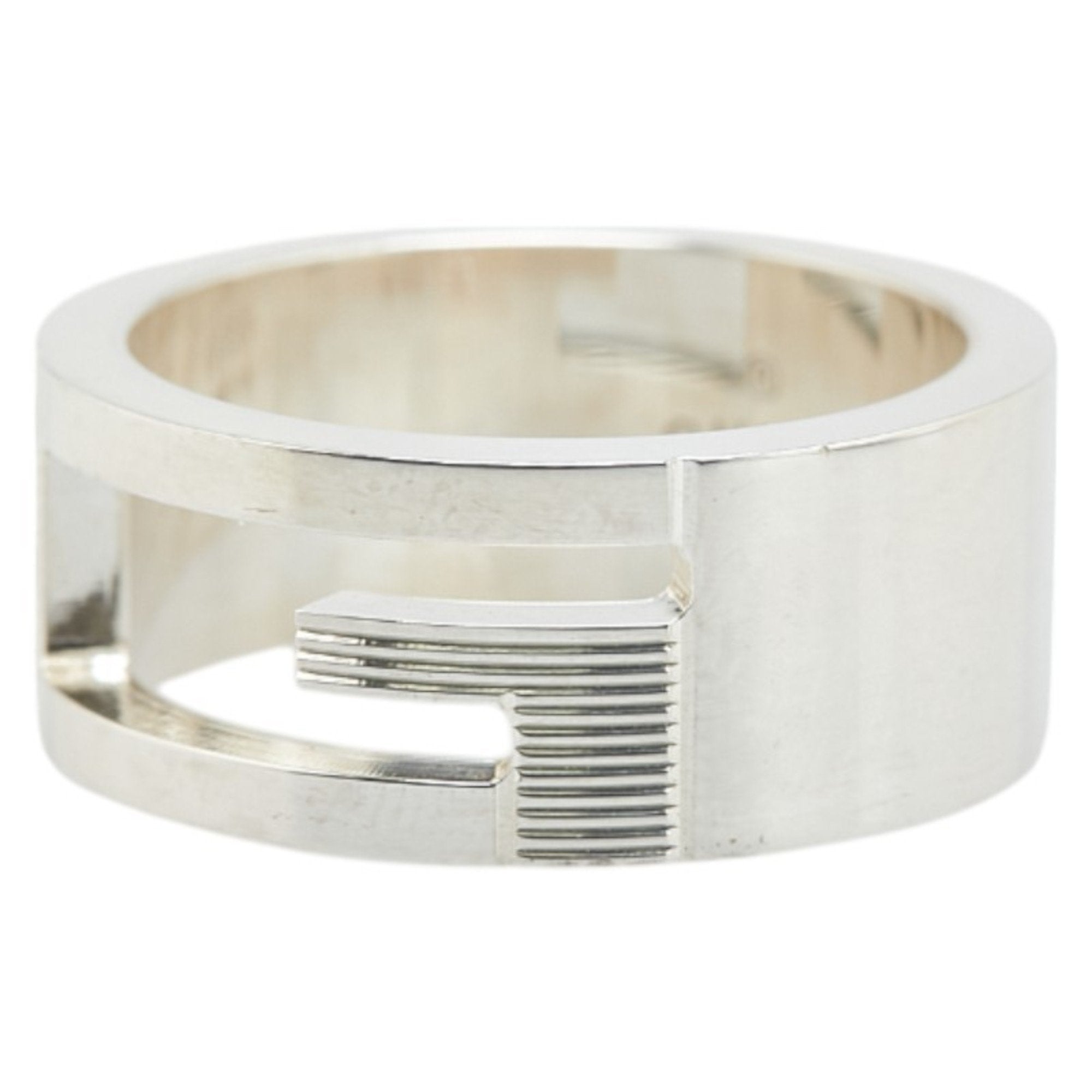 Cutout G Ring Sterling Silver