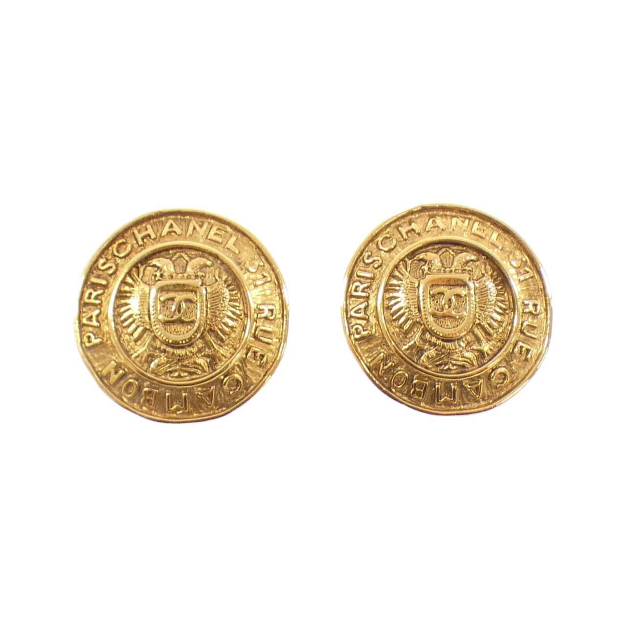 Earrings Gold-Tone Metal