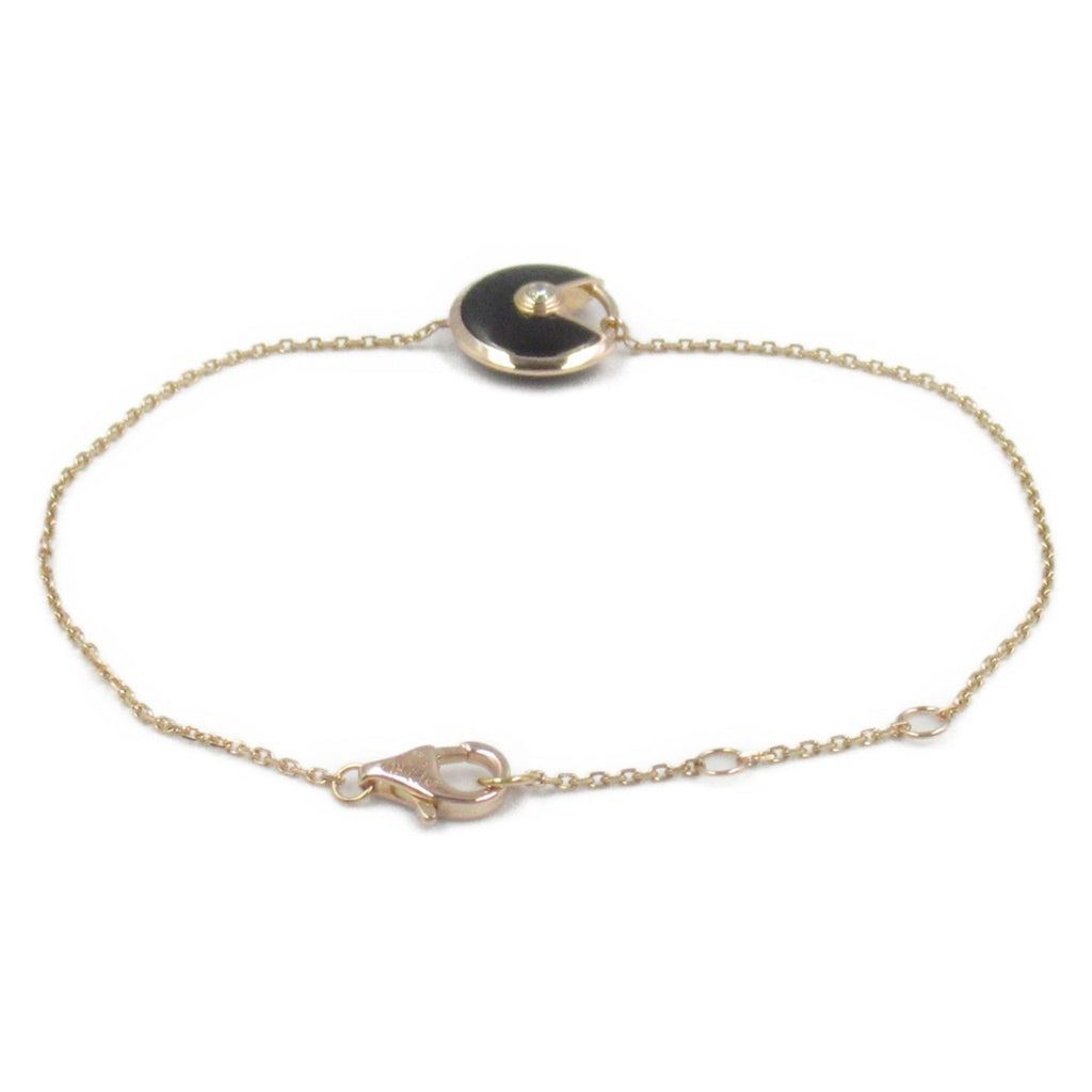 Bracelet 18K Rose Gold With Onyx and Diamond
