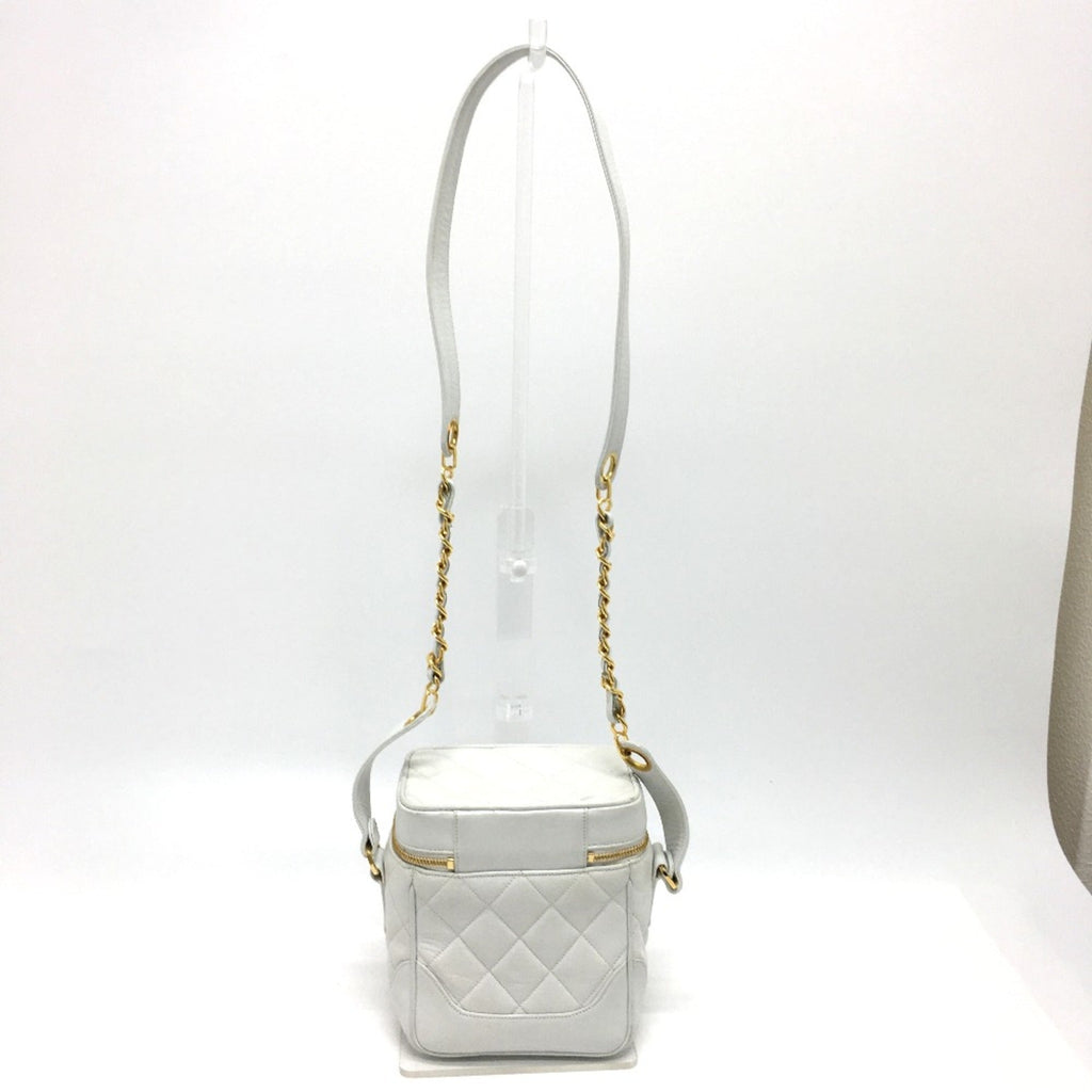 Filigree Vanity Case Quilted Caviar Small