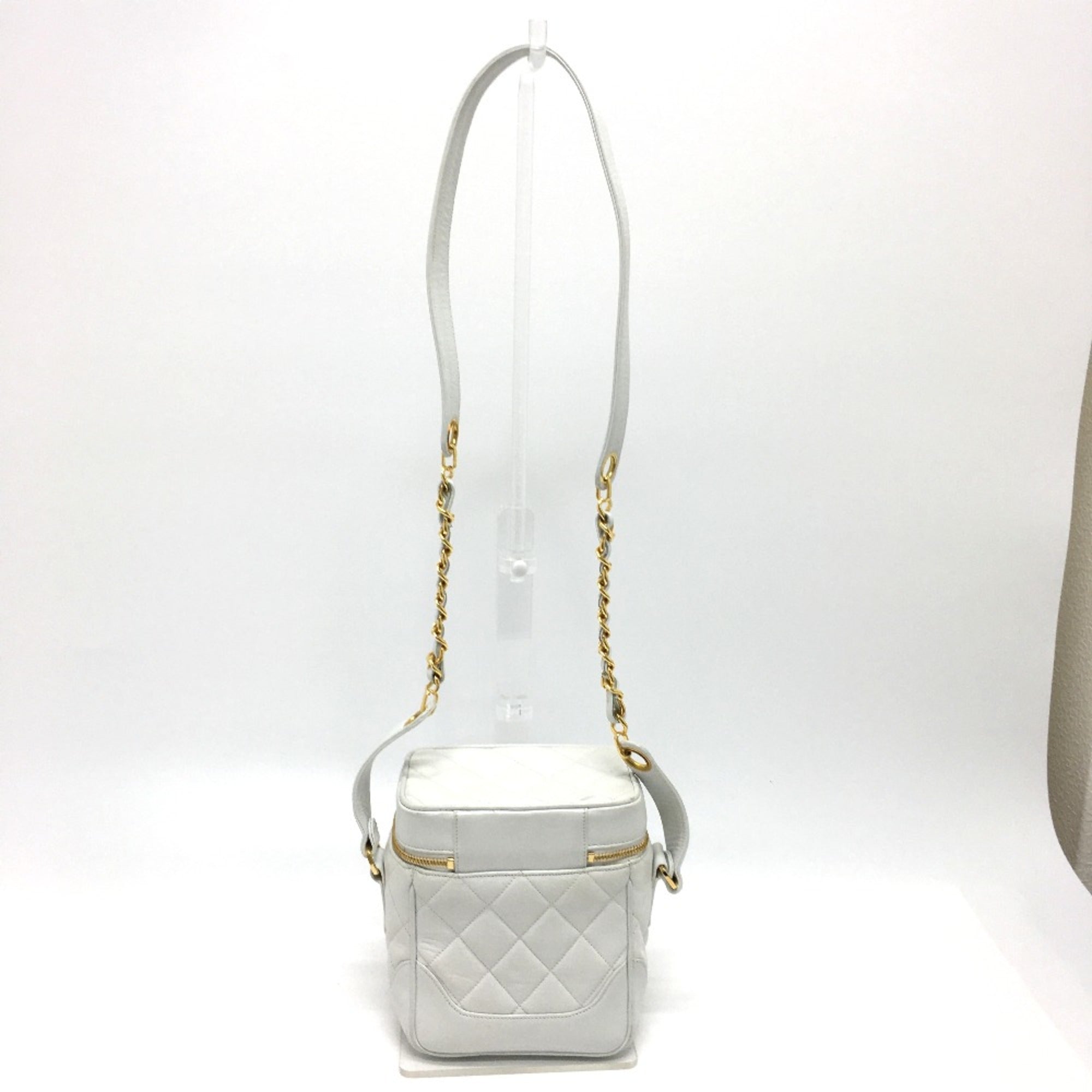Filigree Vanity Case Quilted Caviar Small