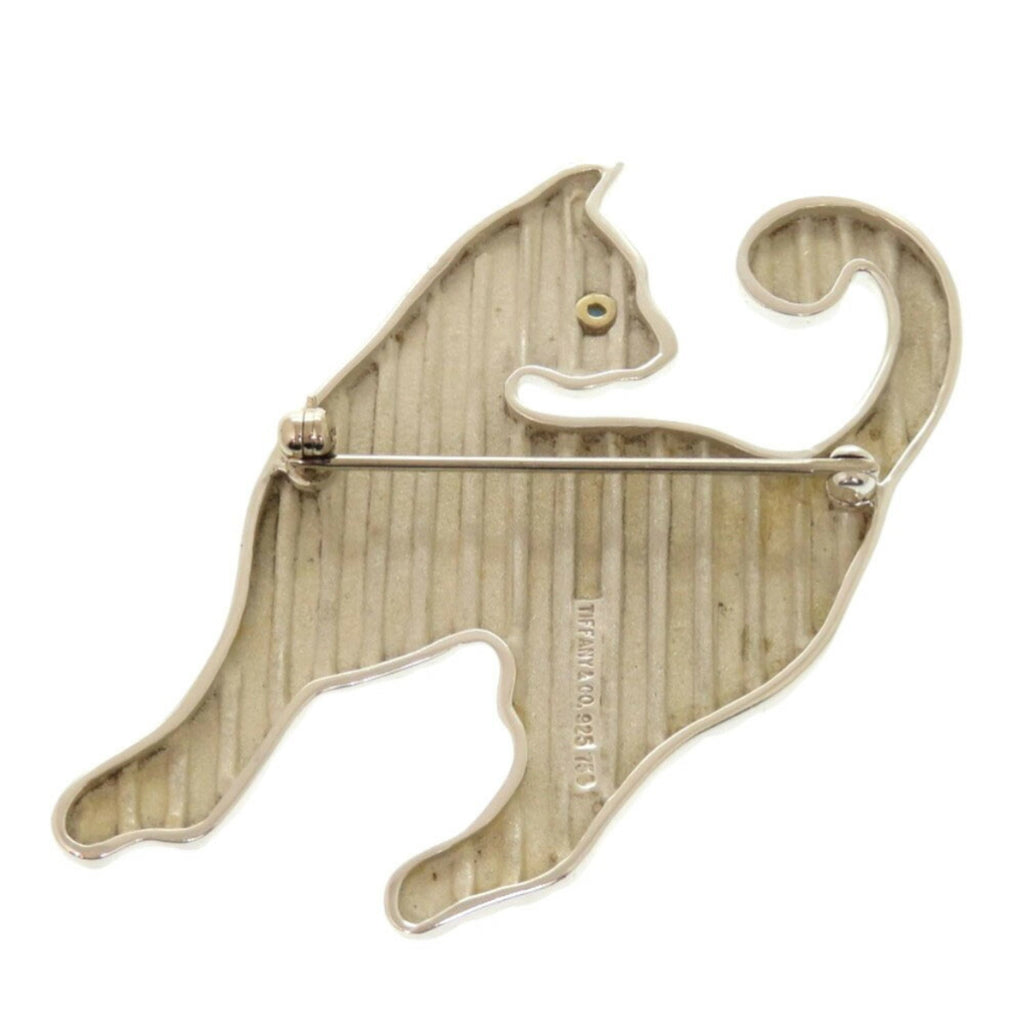 Brooch Sterling Silver and 18K Yellow Gold