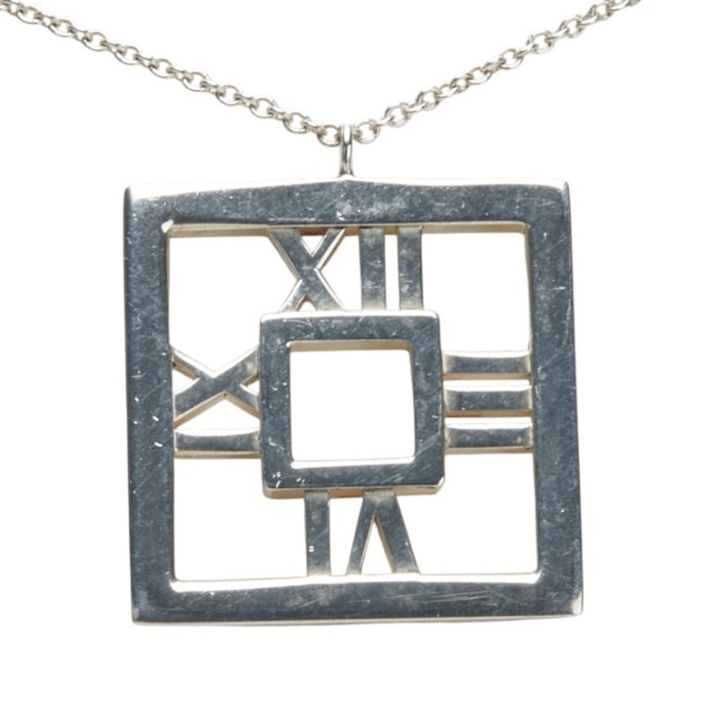 Atlas Pendant Necklace Sterling Silver