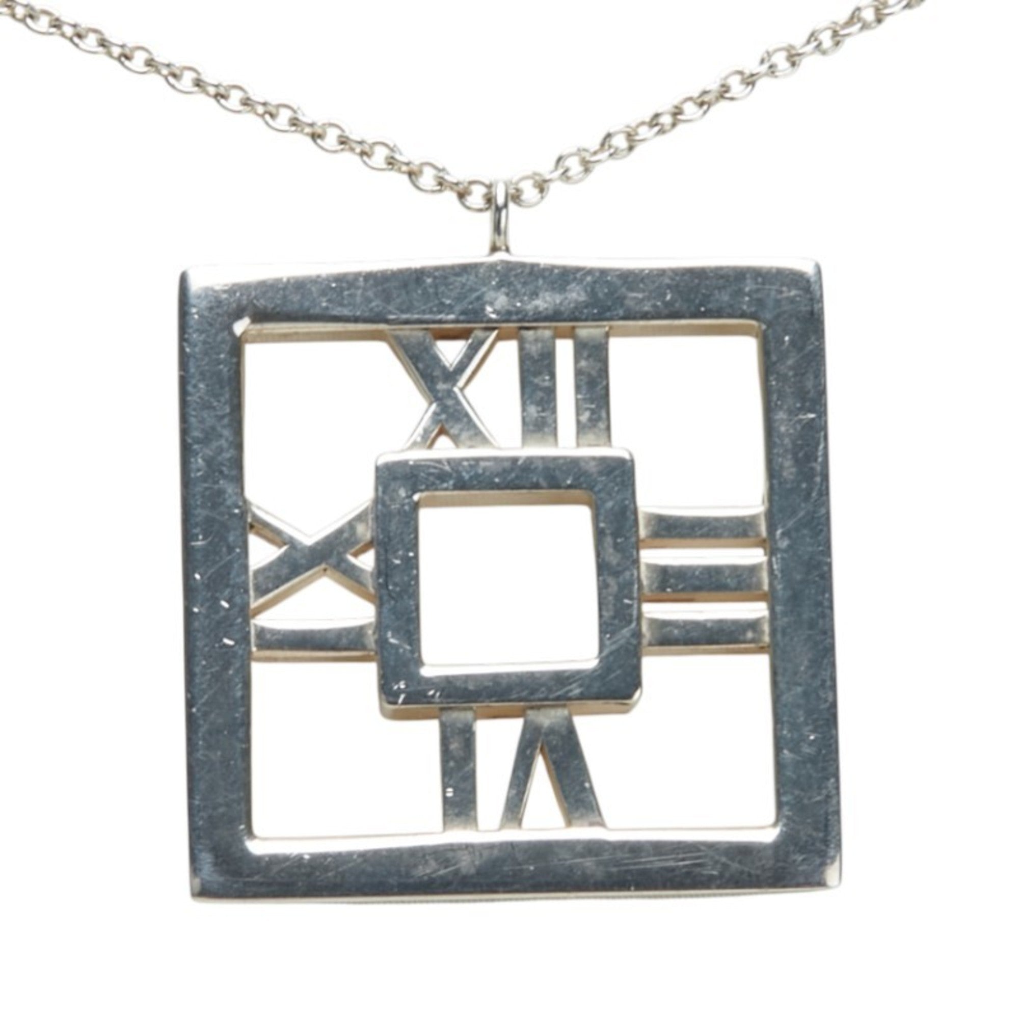 Atlas Pendant Necklace Sterling Silver
