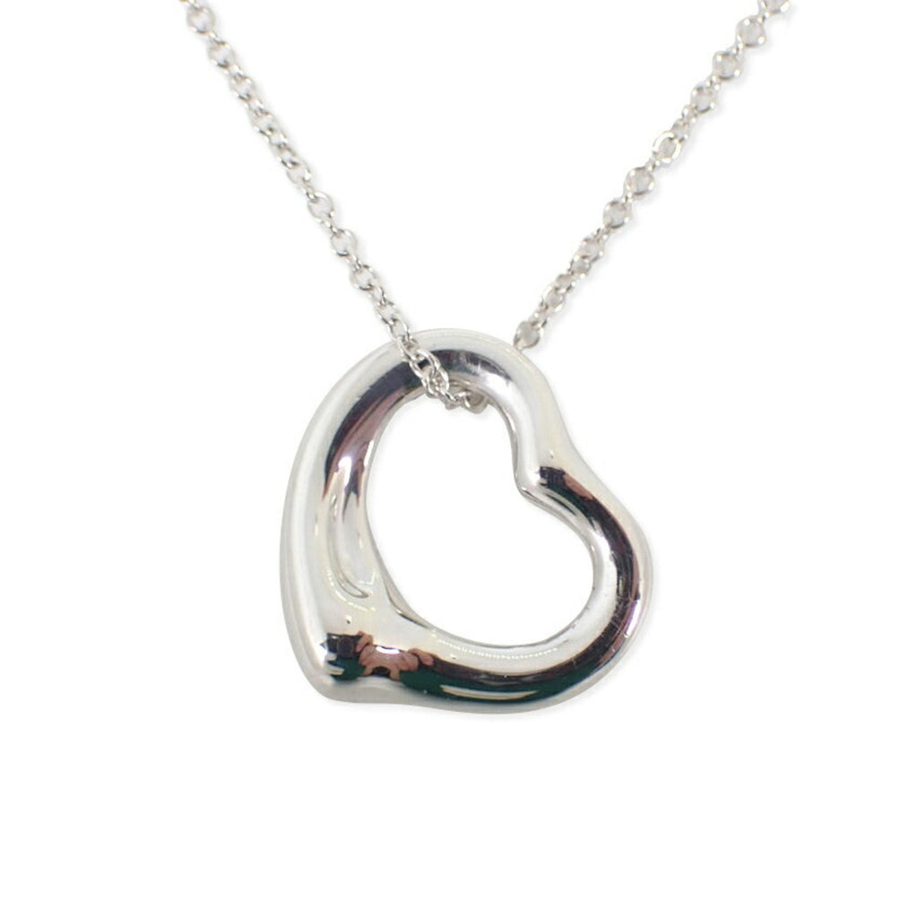 Heart Pendant Necklace Sterling Silver