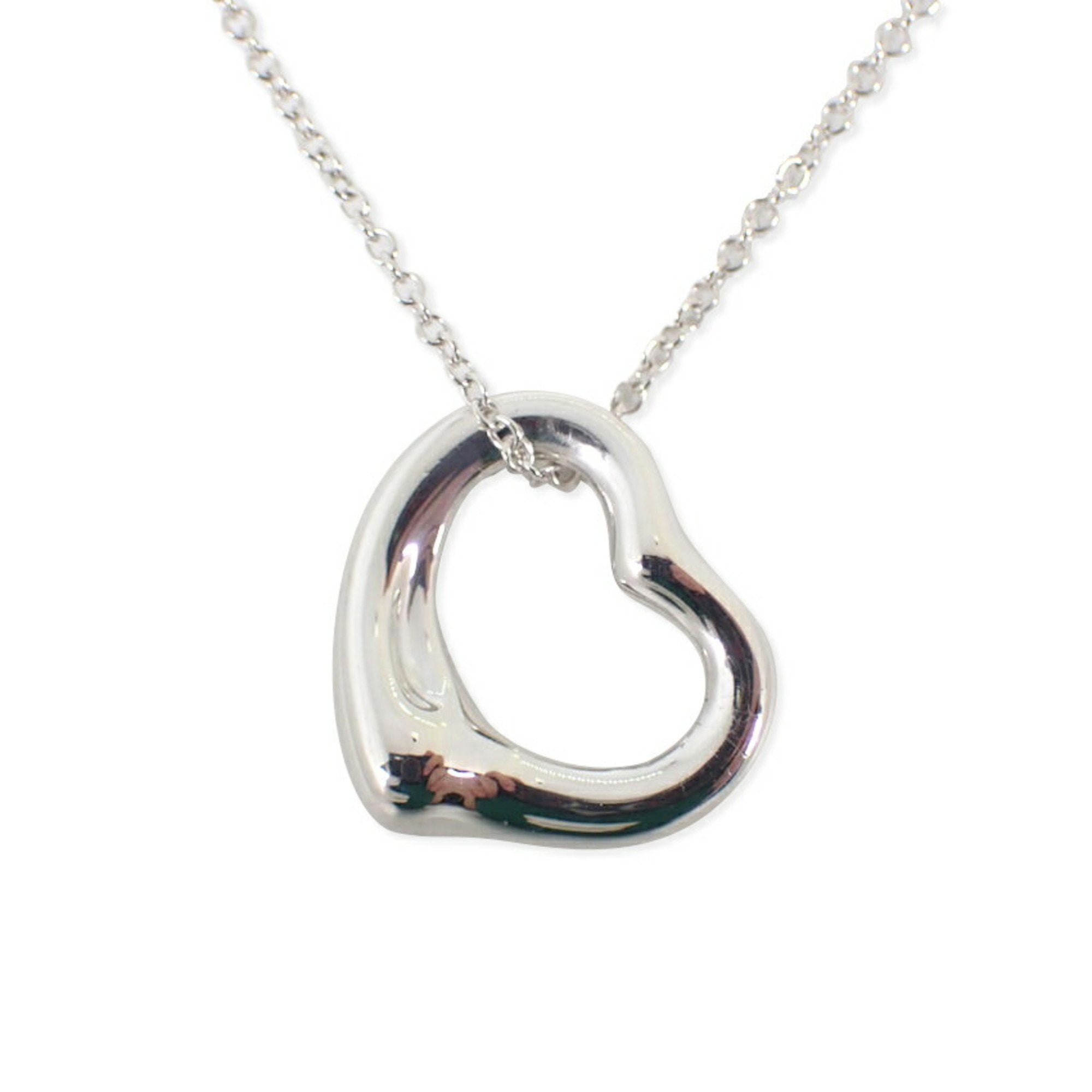 Heart Pendant Necklace Sterling Silver