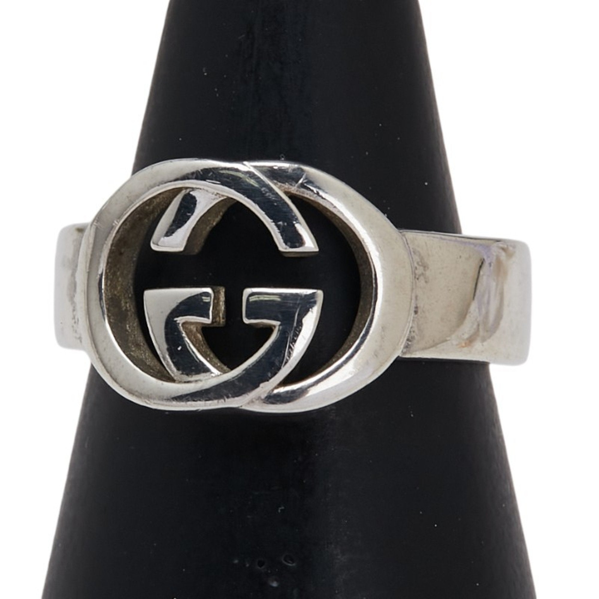 Interlocking G Ring Sterling Silver