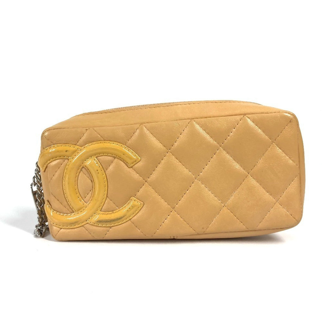 Cambon Pochette Quilted Leather