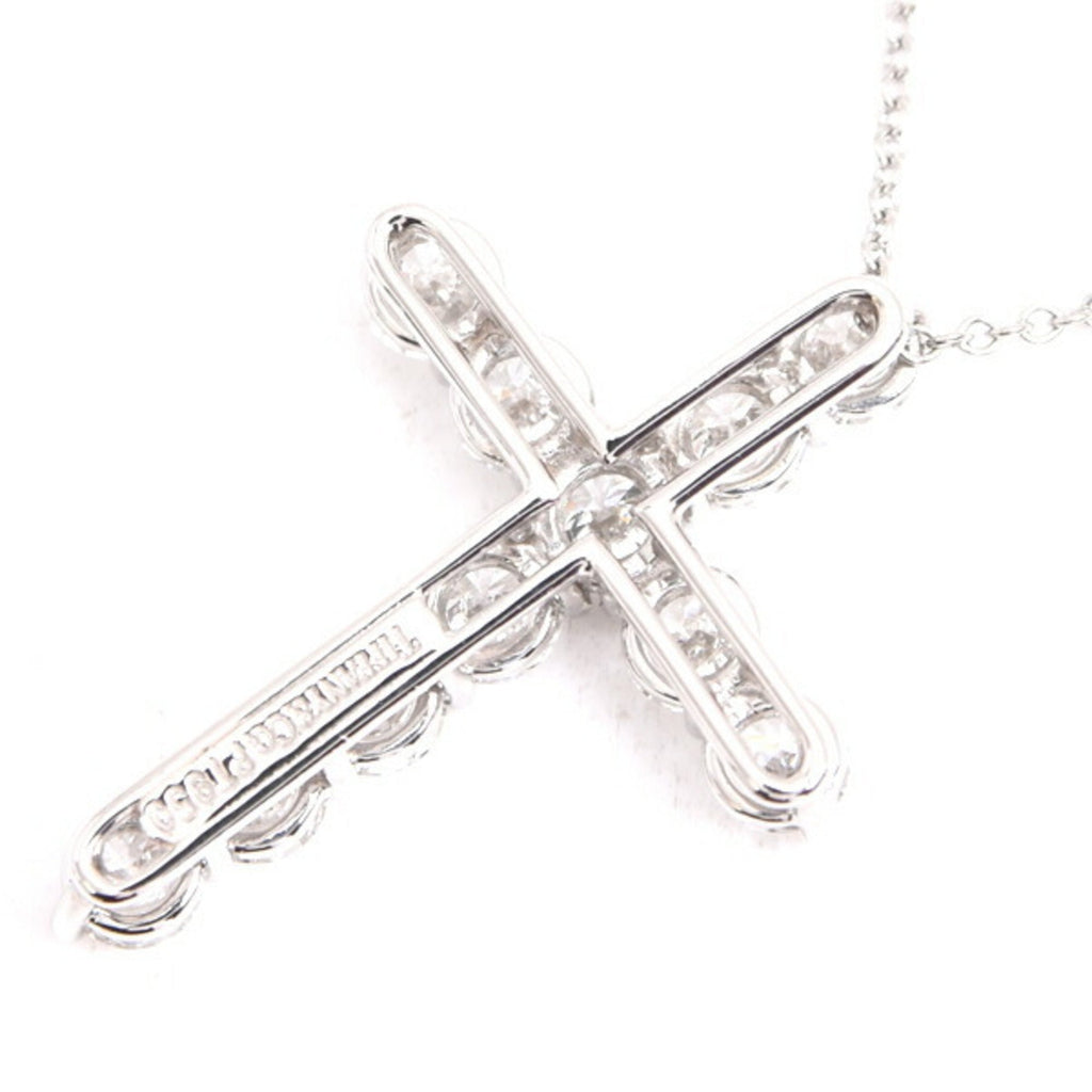 Pendant Necklace Platinum with Diamond Large