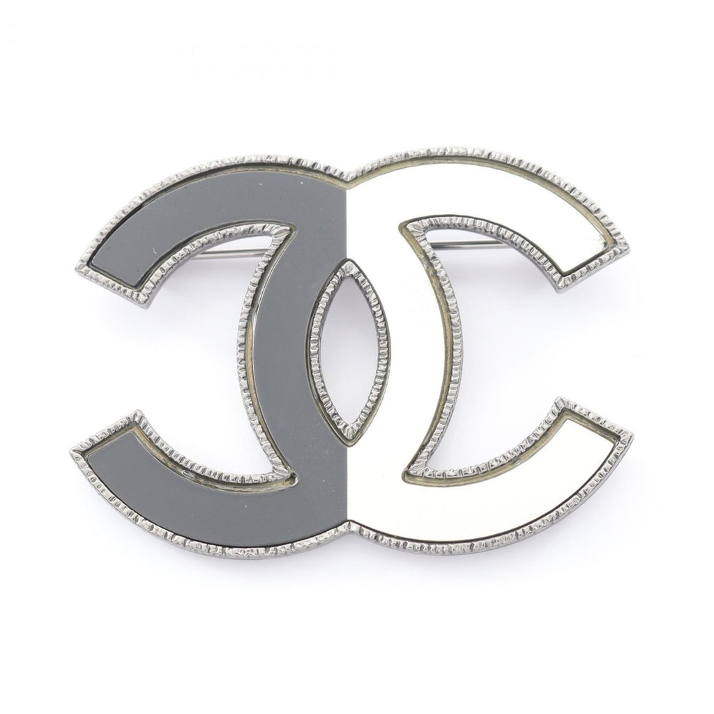 CC Logo Brooch Sterling Silver
