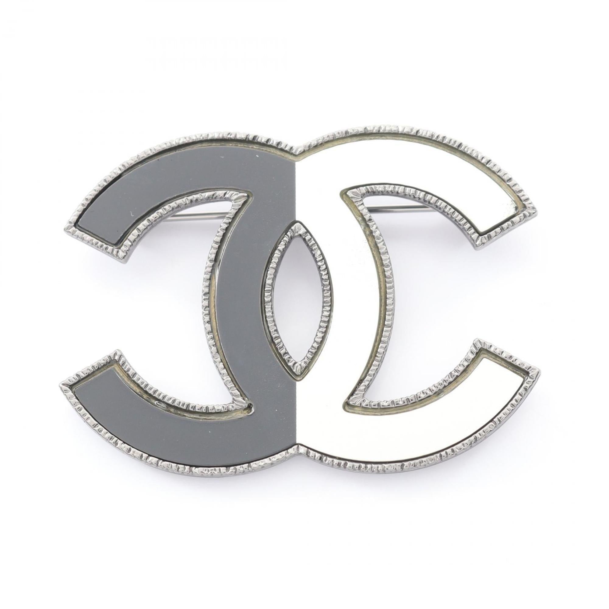 CC Logo Brooch Sterling Silver