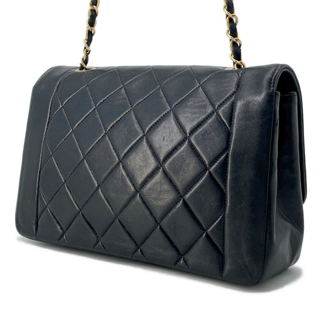 Vintage Diana Flap Bag Quilted Lambskin Medium