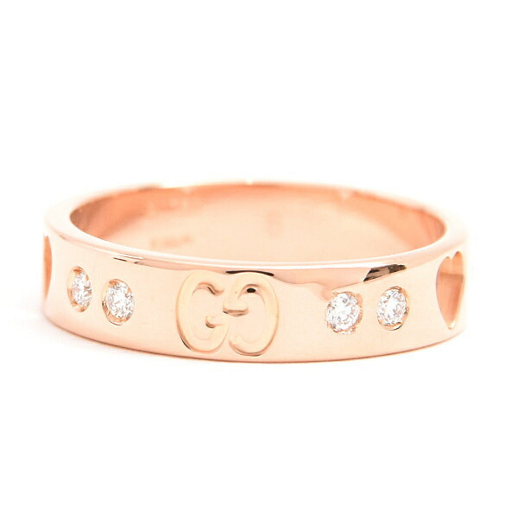 Icon One Band Ring 18K Rose Gold with Diamond