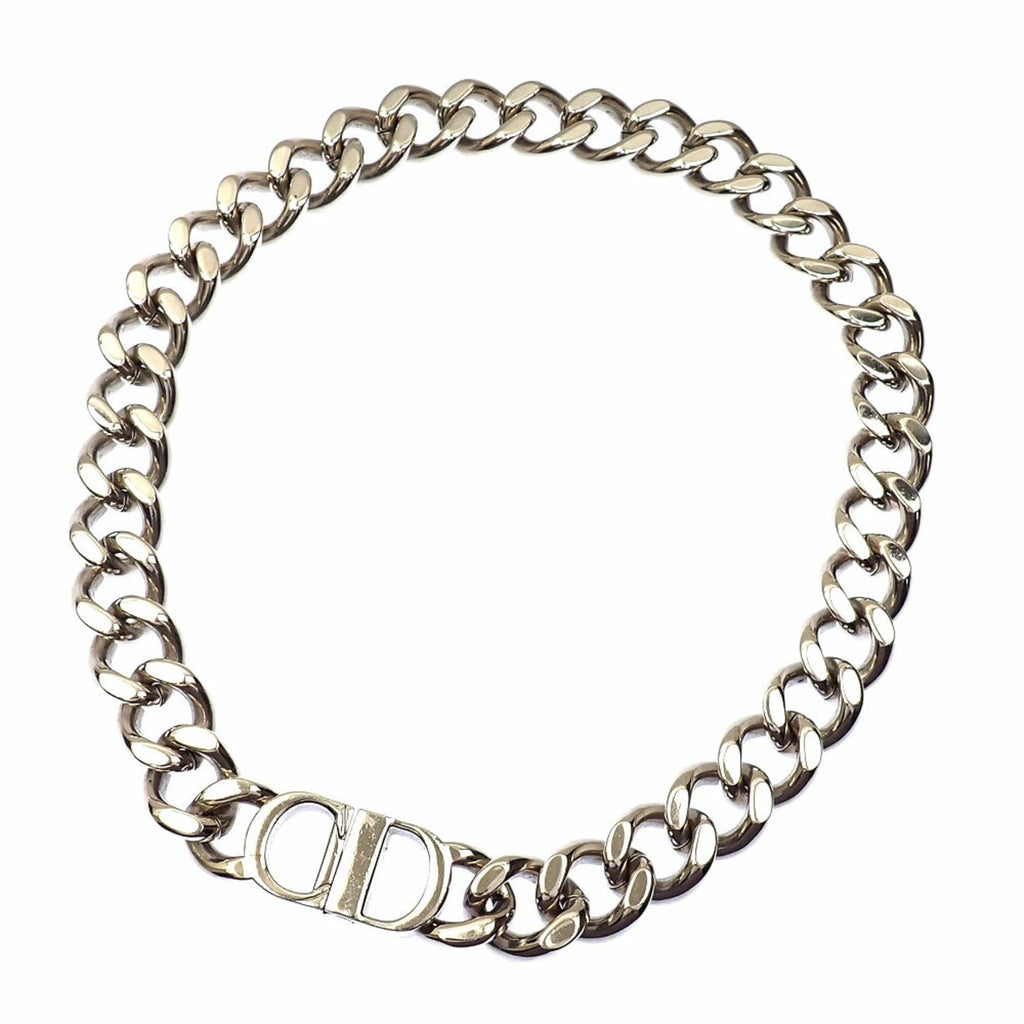 Chain Pendant Necklace Metal Silver