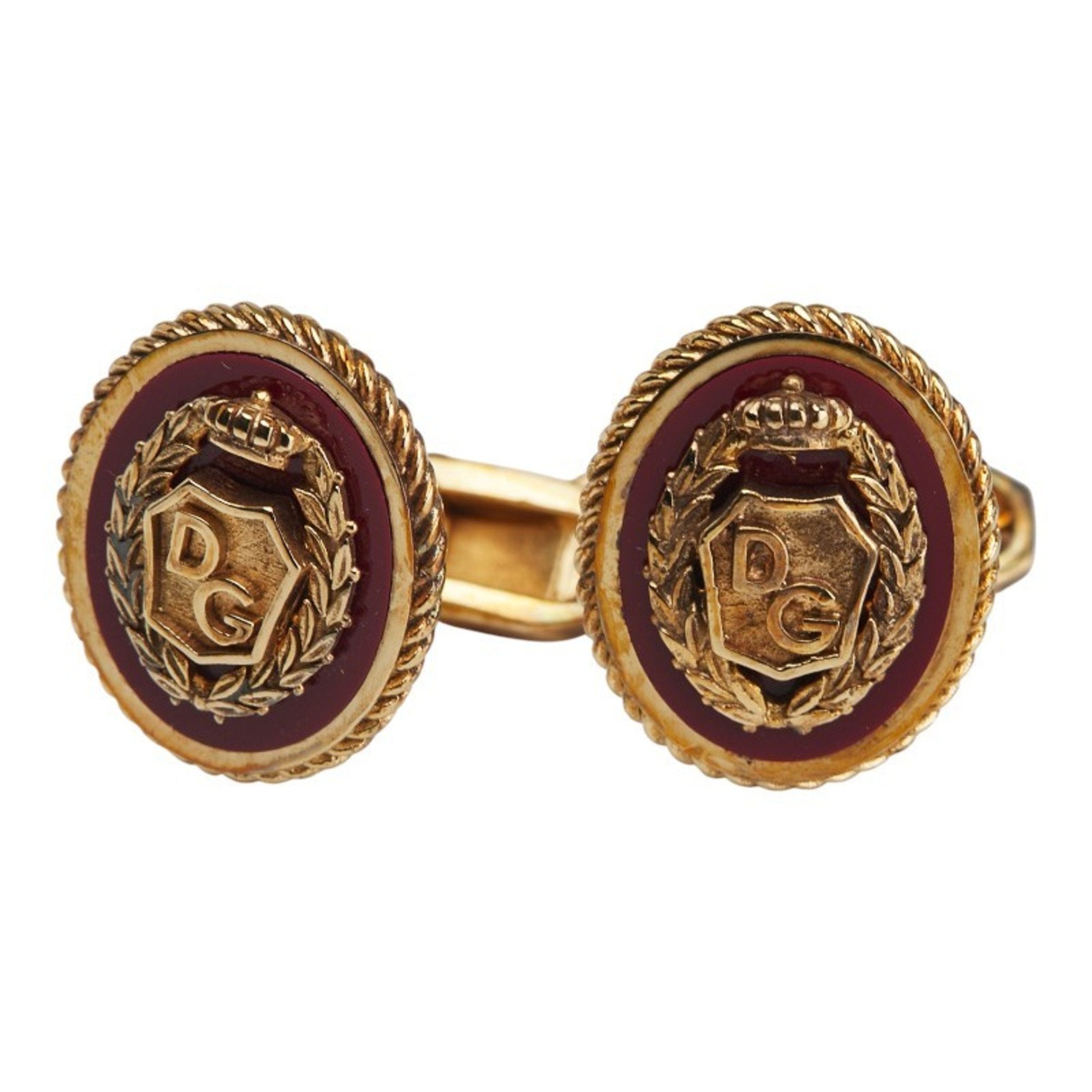 DG Cufflinks Gold and Red Plating Bracelet