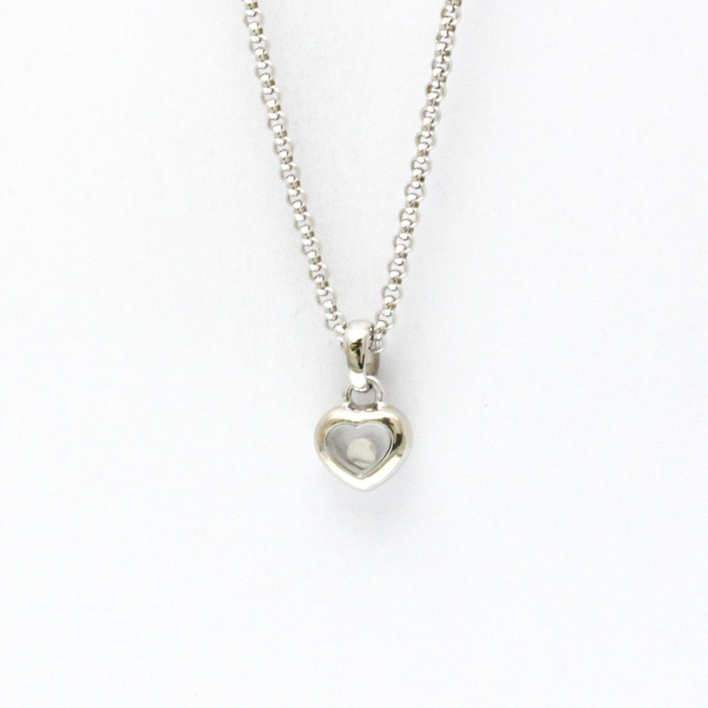Pendant Necklace 18K White Gold With Diamond