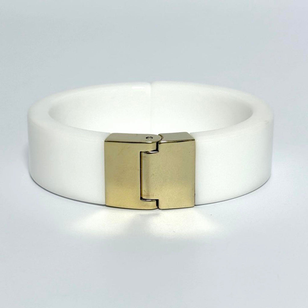 Plexiglass Bangle Bracelet Metal