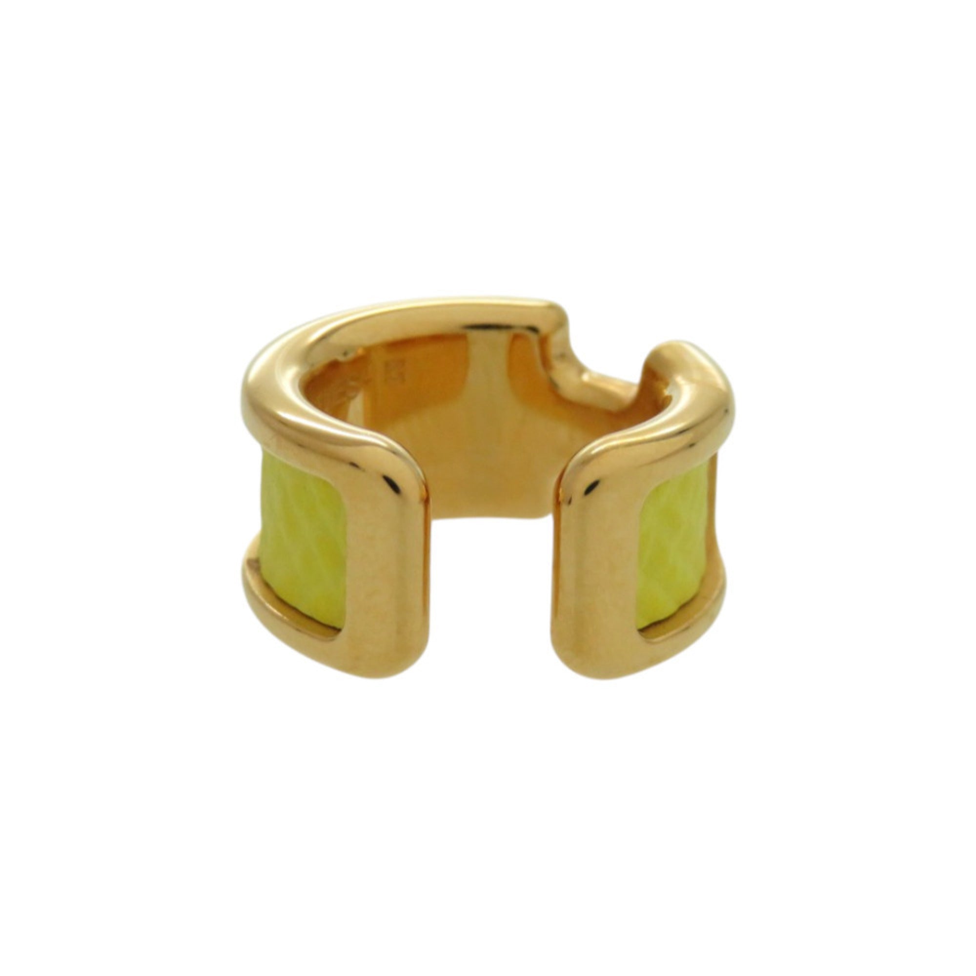 Earcuff Epsom Leather and Metal