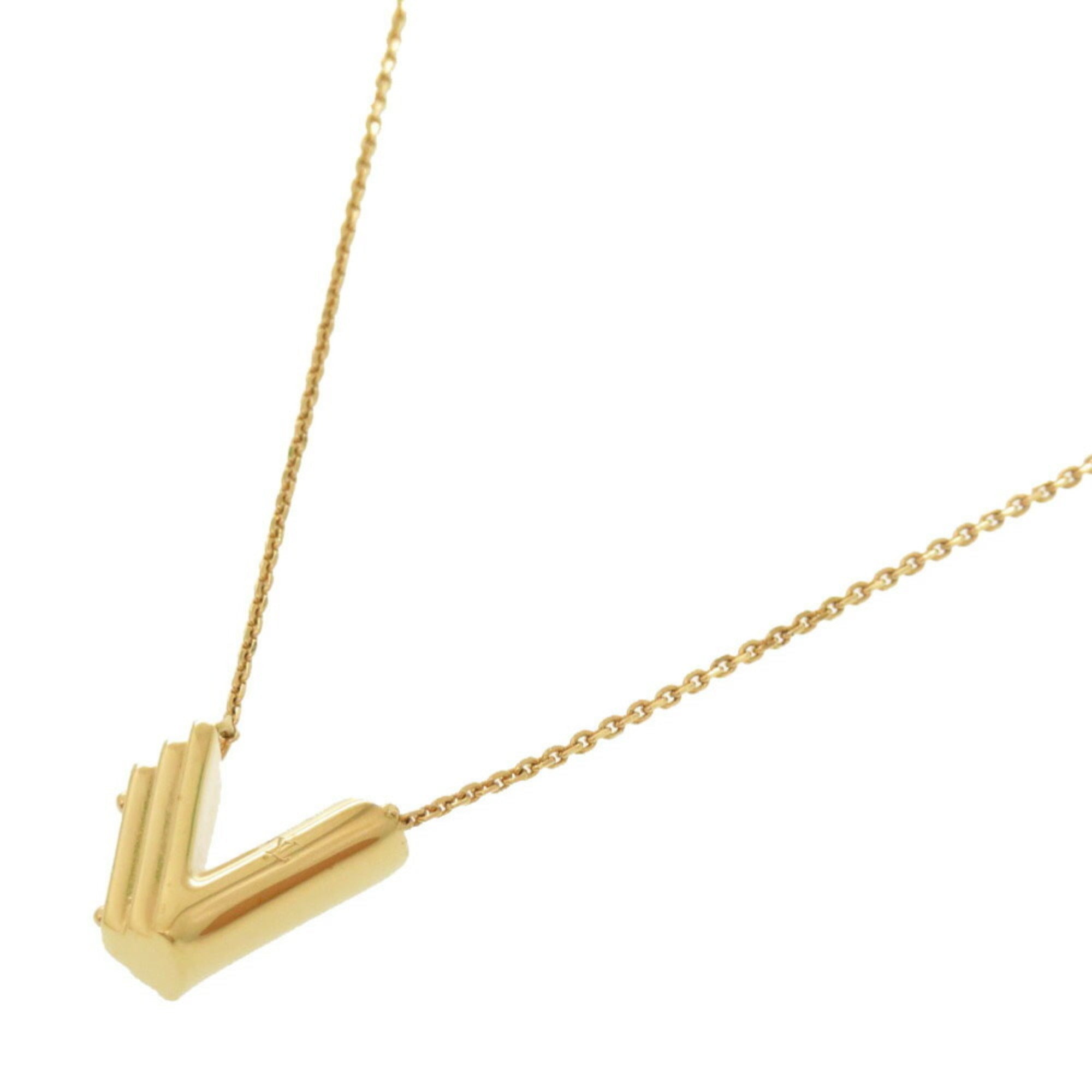 Pendant Necklace Metal Gold