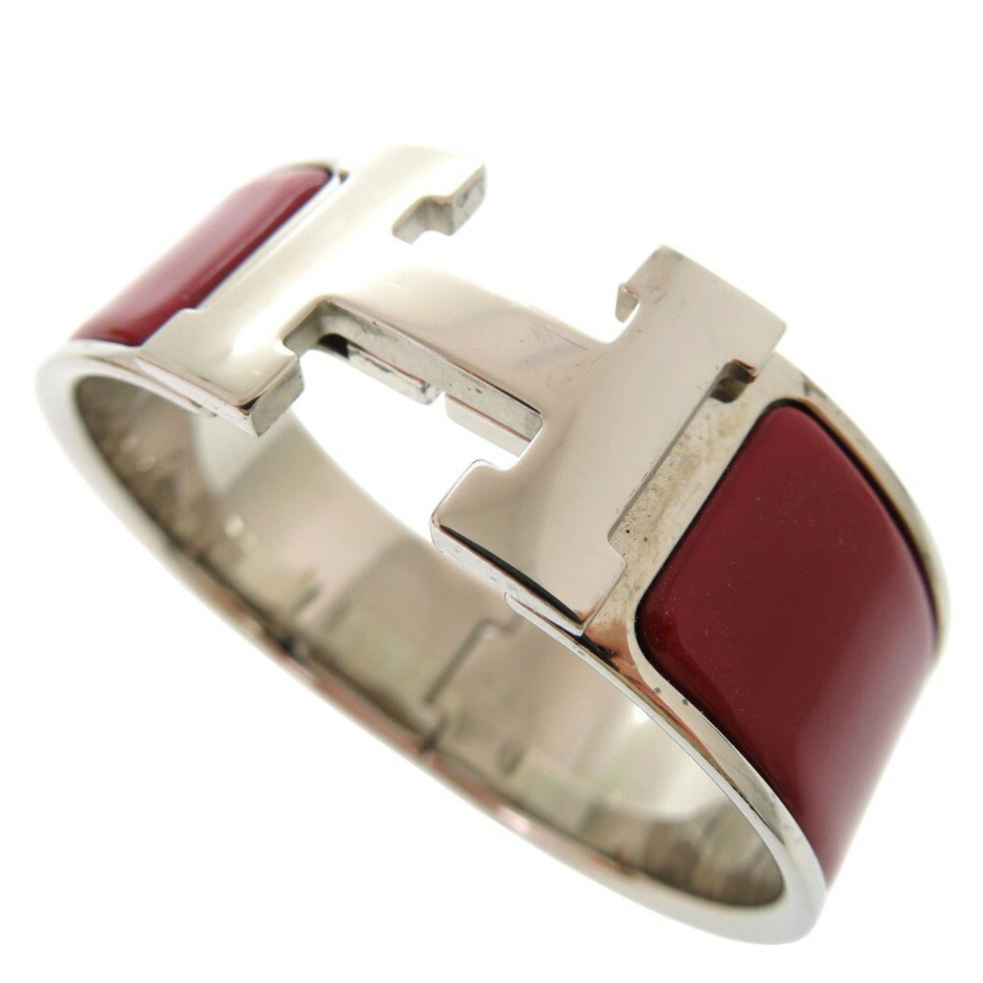 Bracelet Enamel and Metal Red