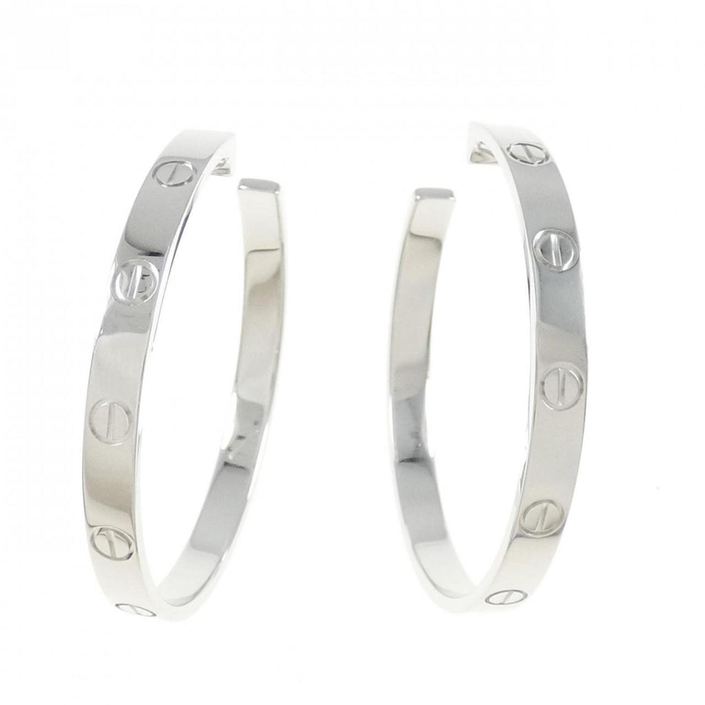 Love Hoop Earrings 18K White Gold 18K White Gold