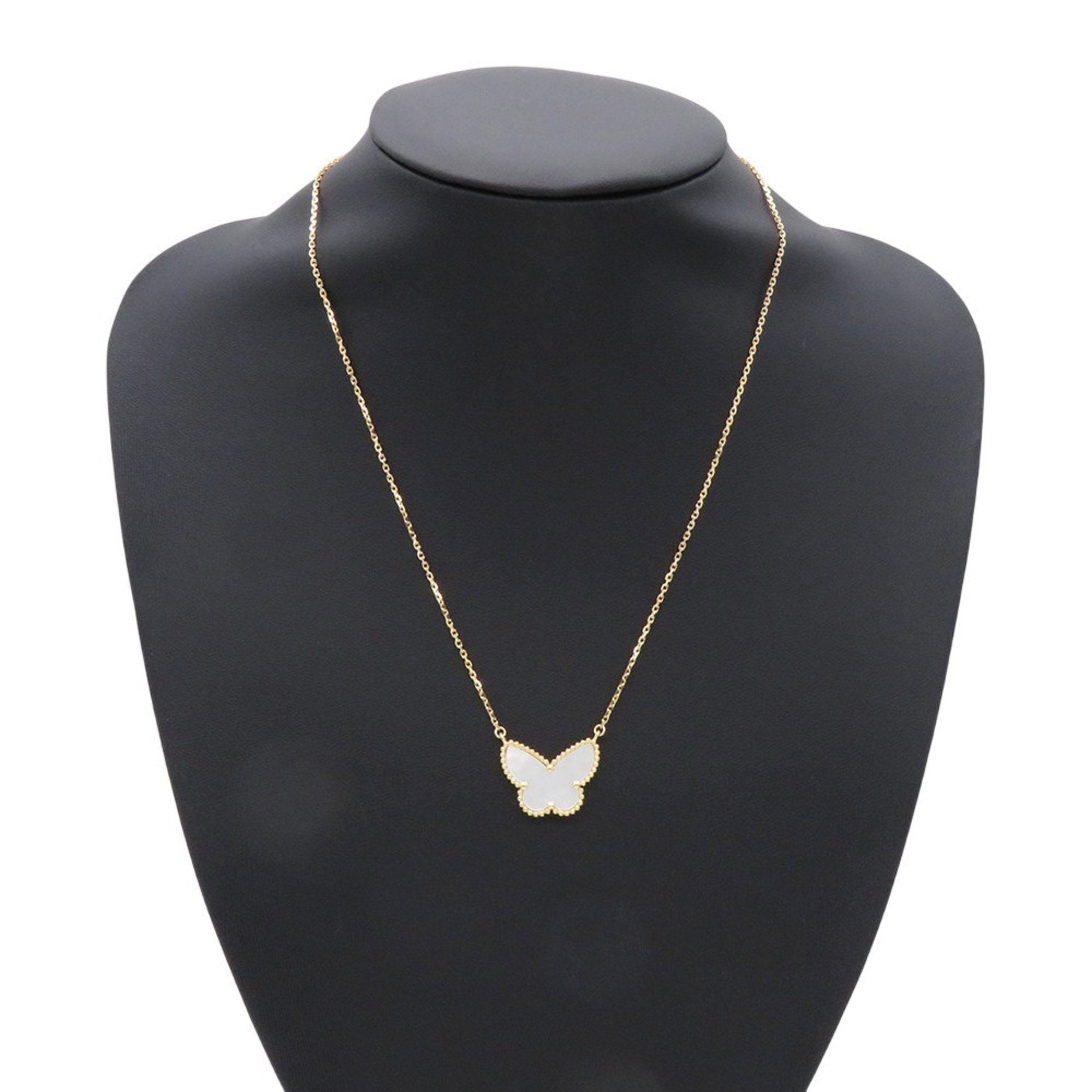 Alhambra Pendant Necklace 18K Yellow Gold and Mother of Pearl