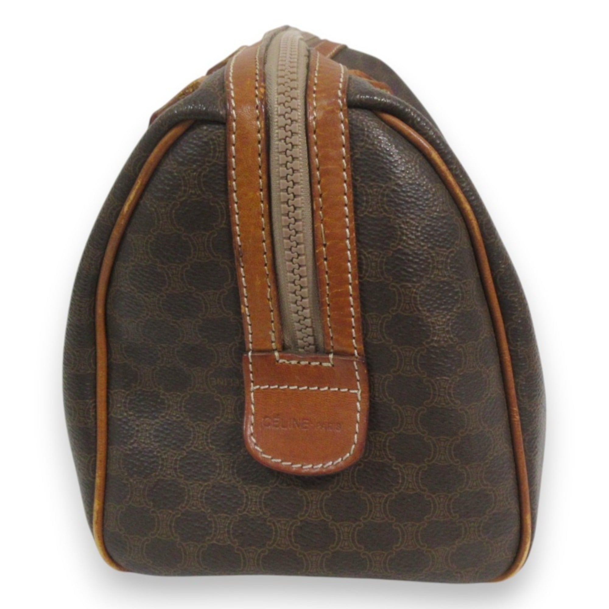 Boston Bag Triomphe Coated Canvas Small