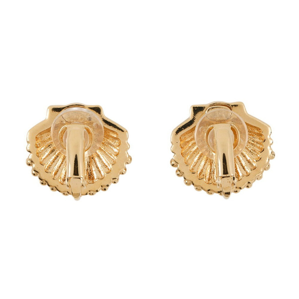 CC Logo Clip-On Earrings Metal