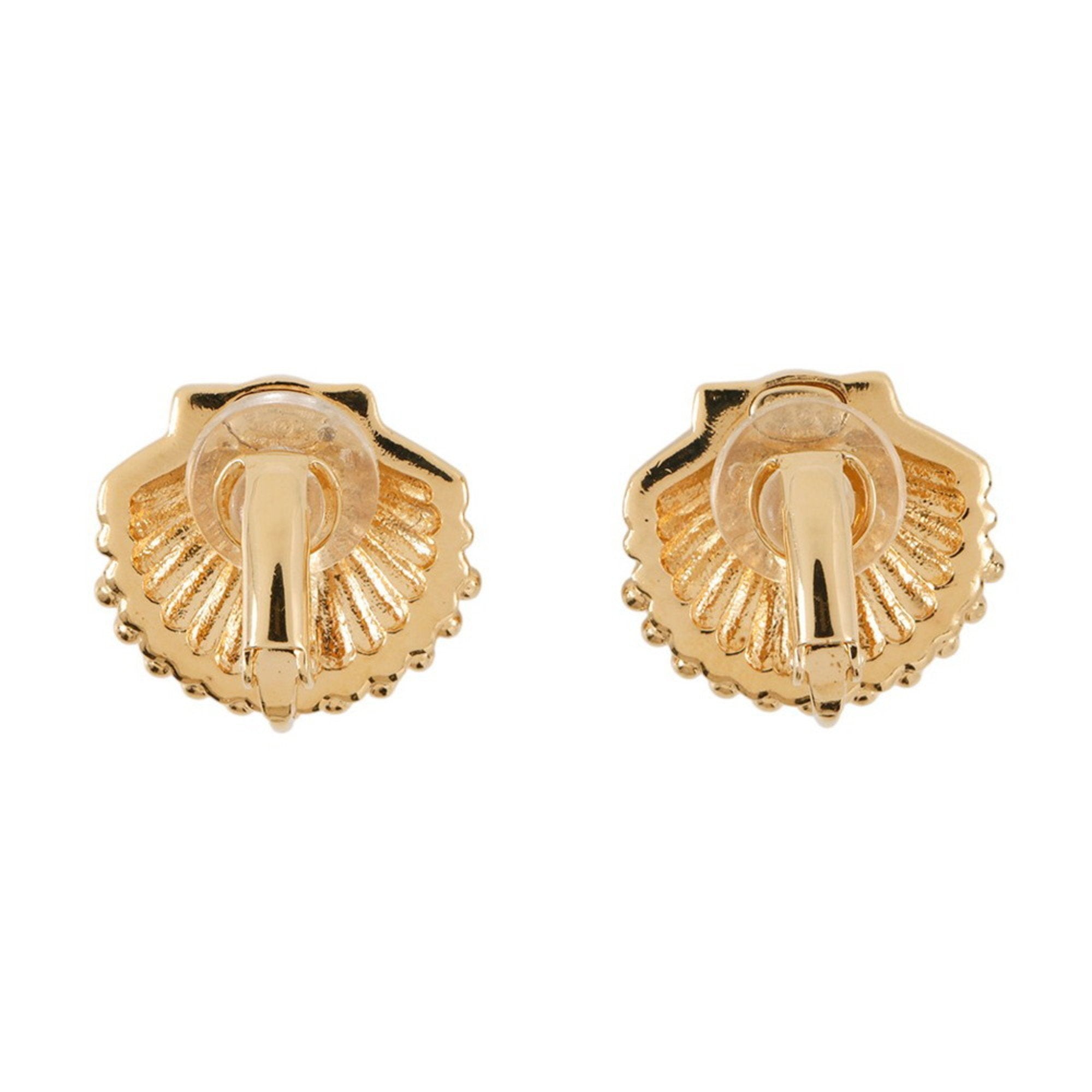 CC Logo Clip-On Earrings Metal