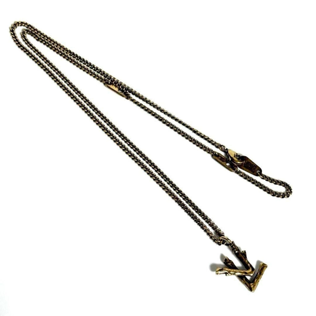 Twig Pendant Necklace Metal